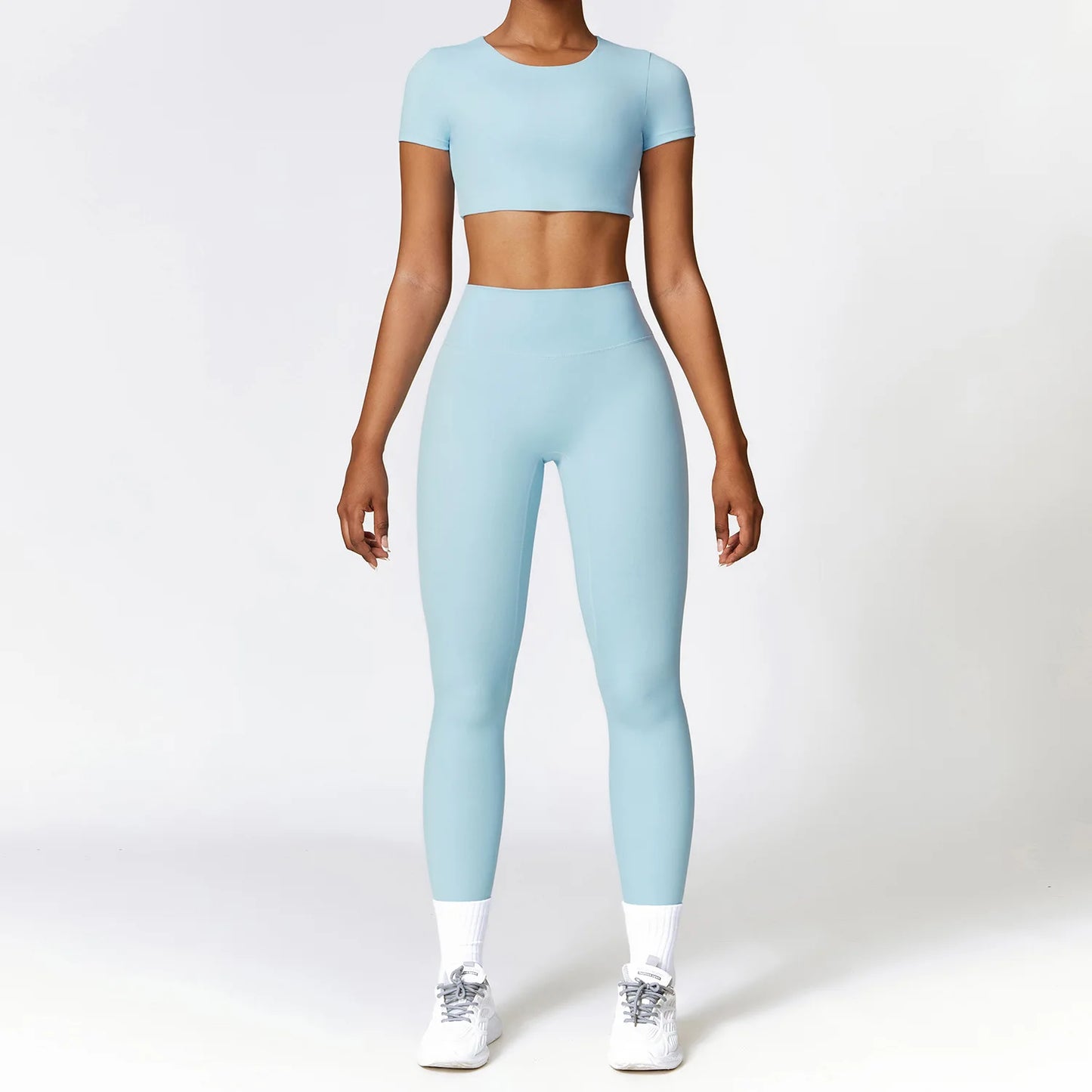 Seamless 2-Piece Yoga & Fitness Set – Nylon, Breathable - Willen