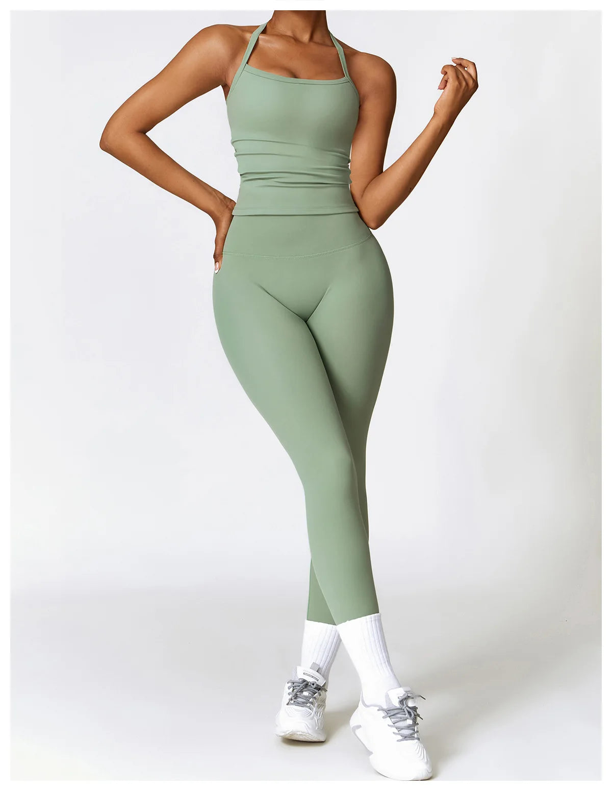 Seamless 2-Piece Yoga & Fitness Set – Nylon, Breathable - Willen