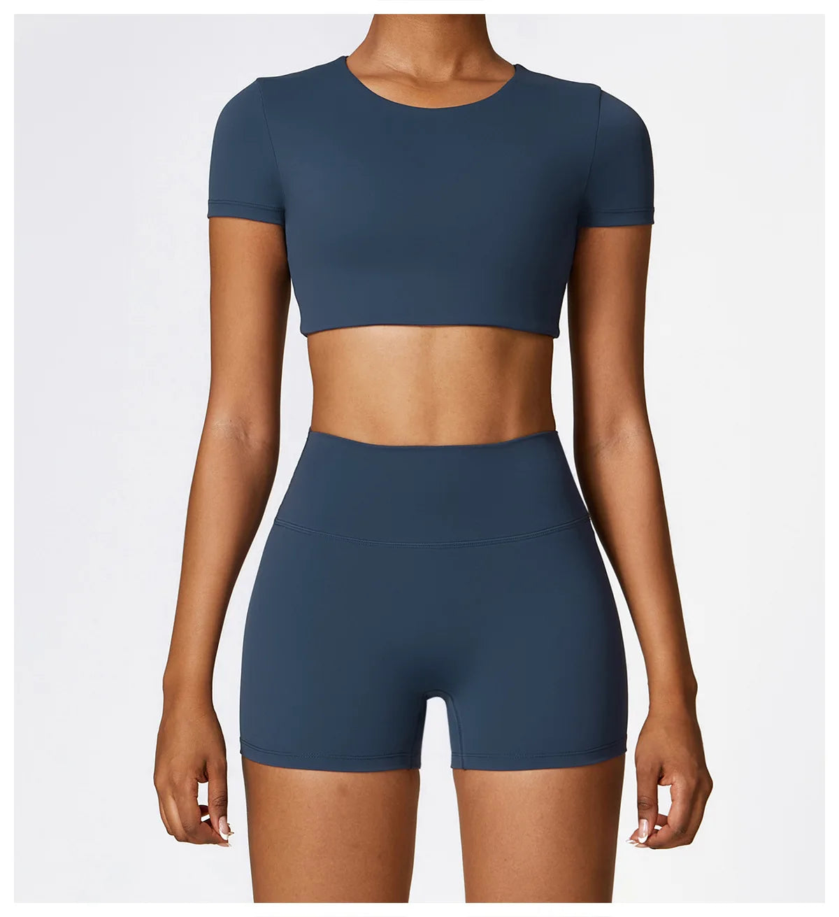 Seamless 2-Piece Yoga & Fitness Set – Nylon, Breathable - Willen
