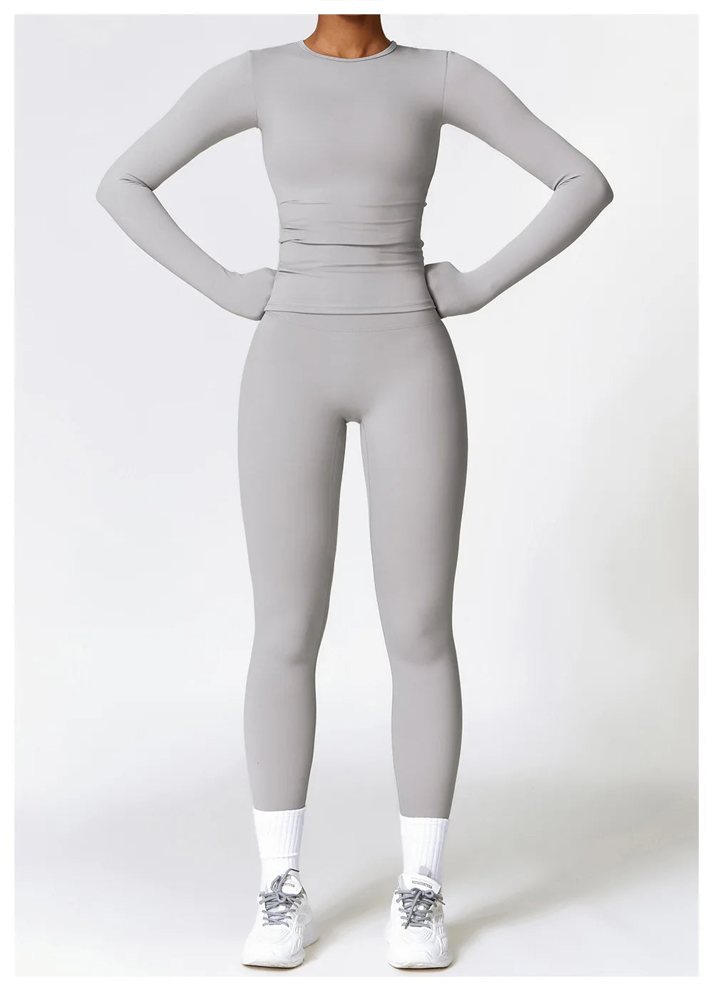 Seamless 2-Piece Yoga & Fitness Set – Nylon, Breathable - Willen