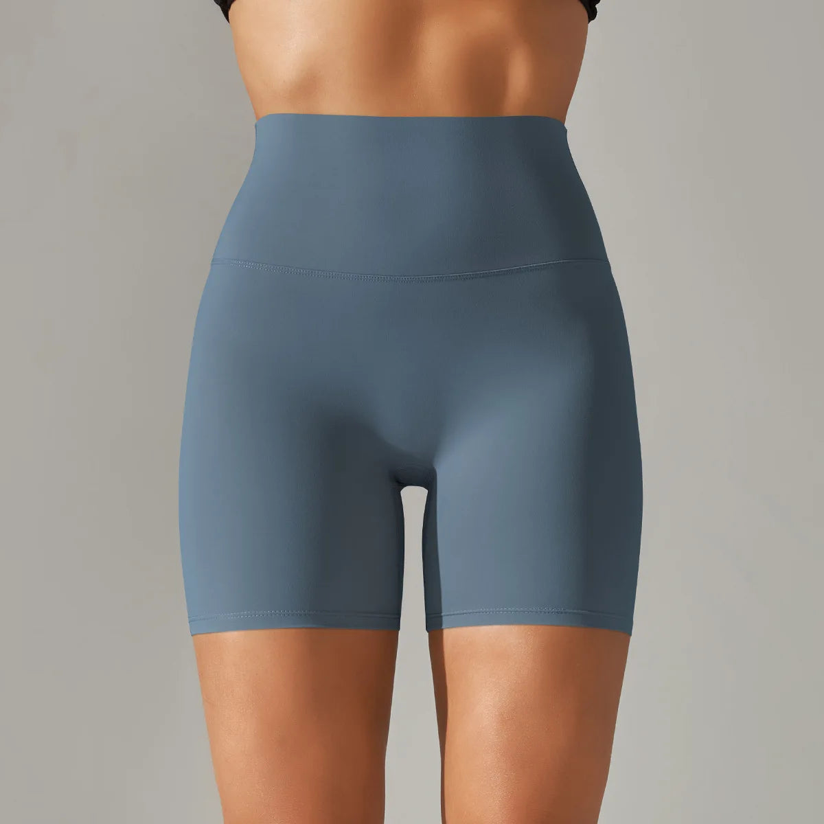 High-Waist Yoga Shorts – Seamless Nylon-Spandex Activewear for Women - Willen