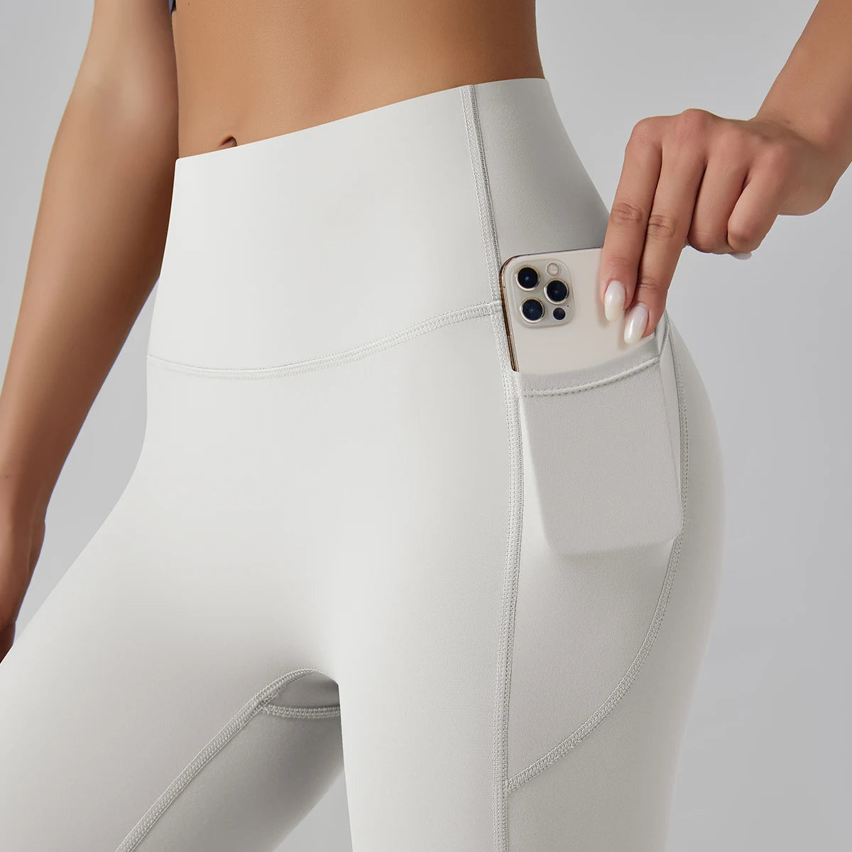 High-Waist Yoga Pants – Breathable Nylon-Spandex, Ankle-Length - Willen