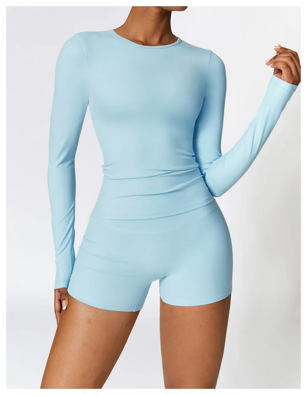 Seamless 2-Piece Yoga & Fitness Set – Nylon, Breathable - Willen