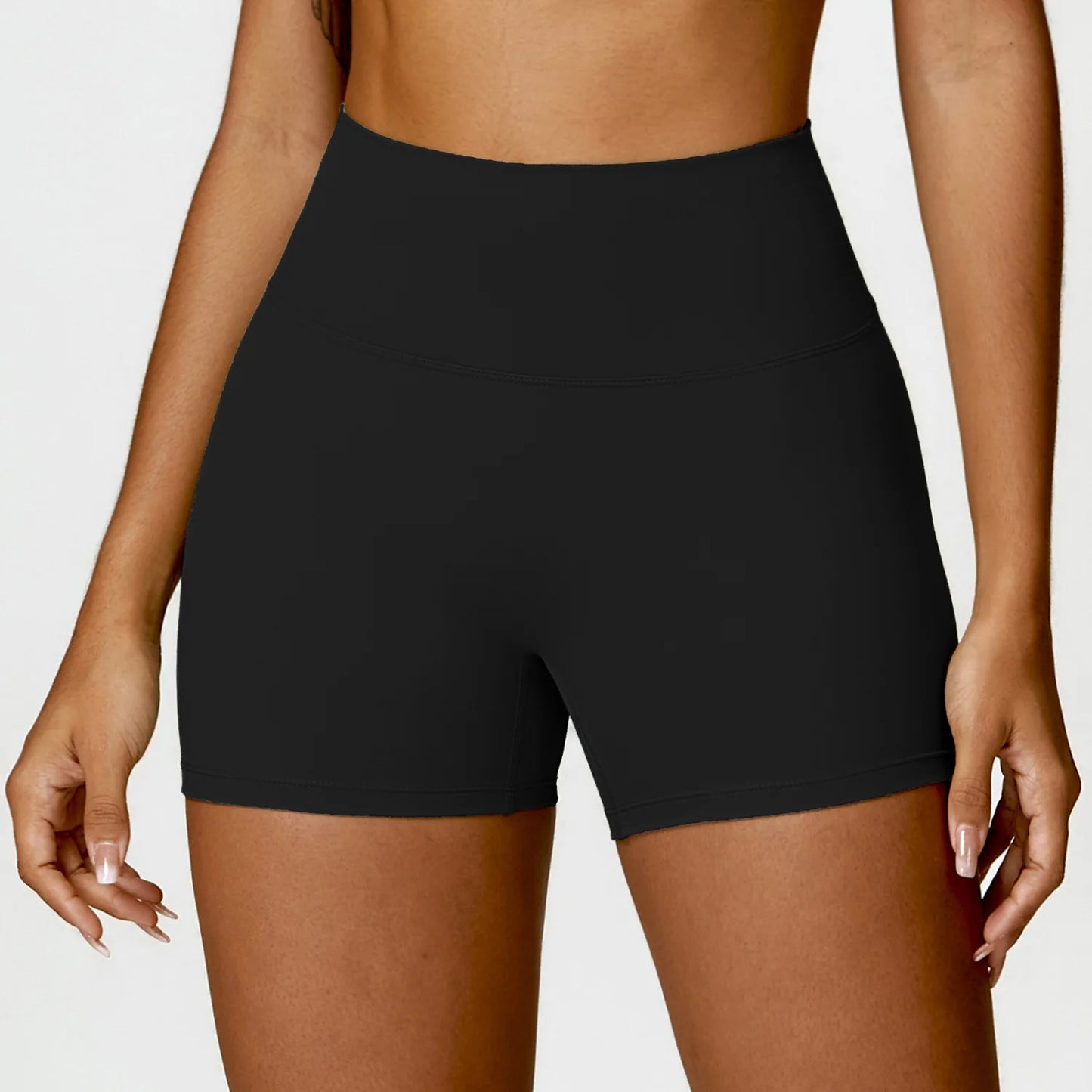 High-Waist Seamless Yoga Shorts – Breathable Stretch Fit for Active Comfort - Willen