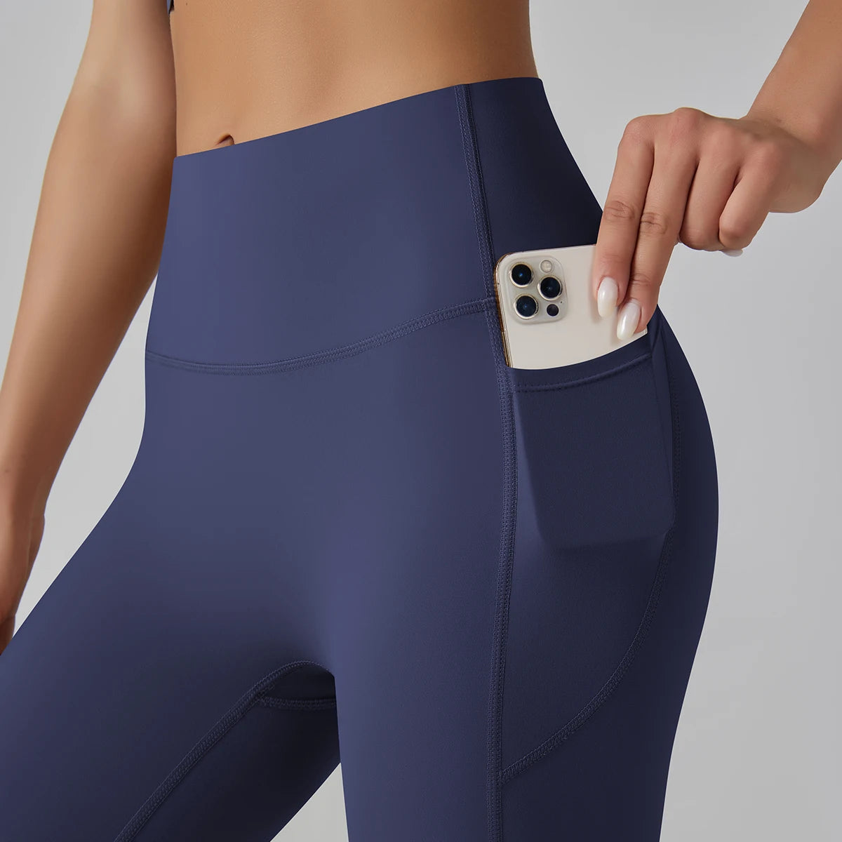 High-Waist Yoga Pants – Breathable Nylon-Spandex, Ankle-Length - Willen