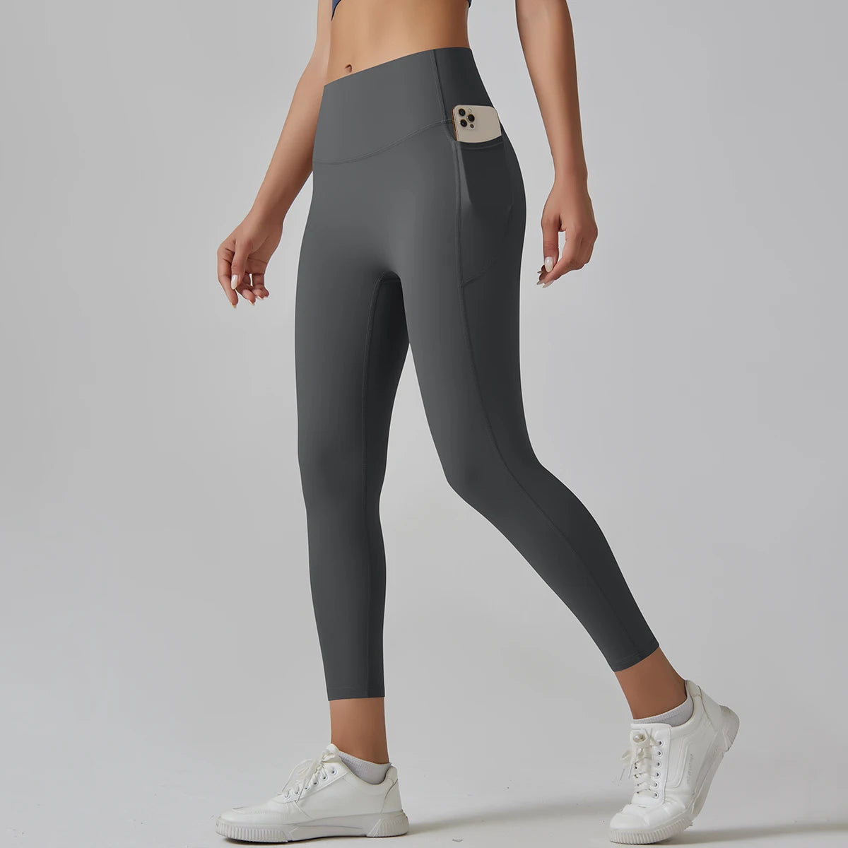 High-Waist Yoga Pants – Breathable Nylon-Spandex, Ankle-Length - Willen