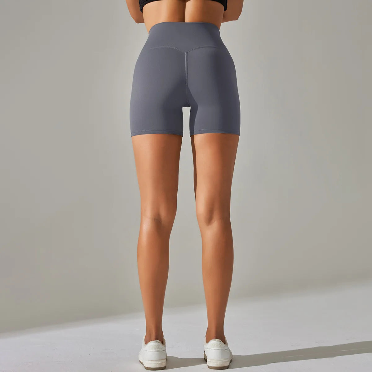 High-Waist Yoga Shorts – Seamless Nylon-Spandex Activewear for Women - Willen