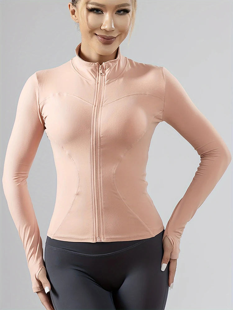 WarmFlex Yoga Jacket – Lightweight Slim-Fit Training Layer for Women - Willen