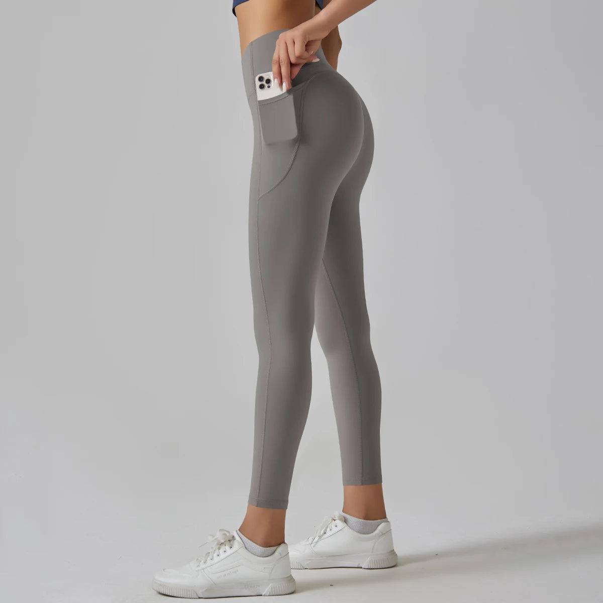 High-Waist Yoga Pants – Breathable Nylon-Spandex, Ankle-Length - Willen