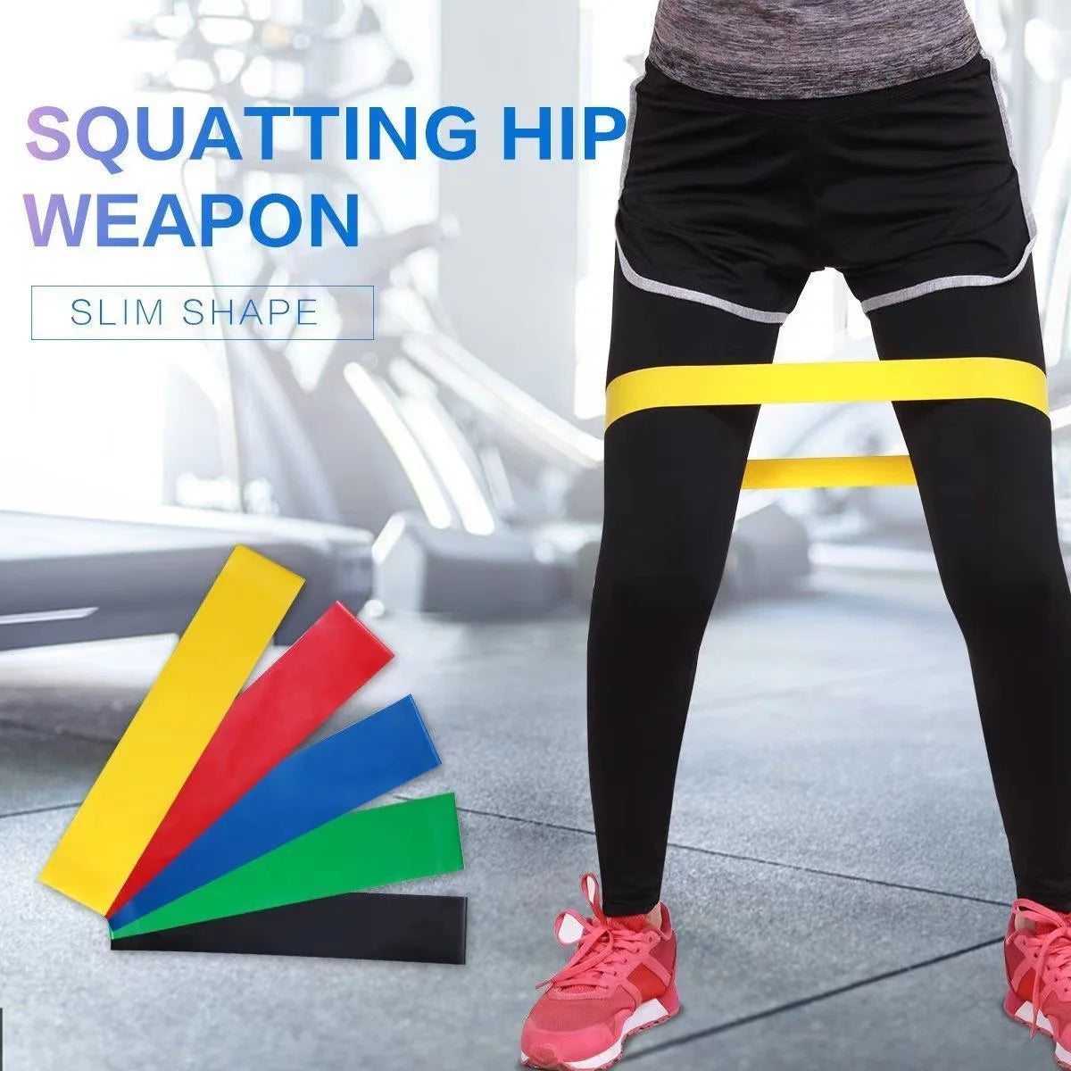 Elastic Resistance Loop Band – Flat Latex Band for Legs & Glutes - Willen