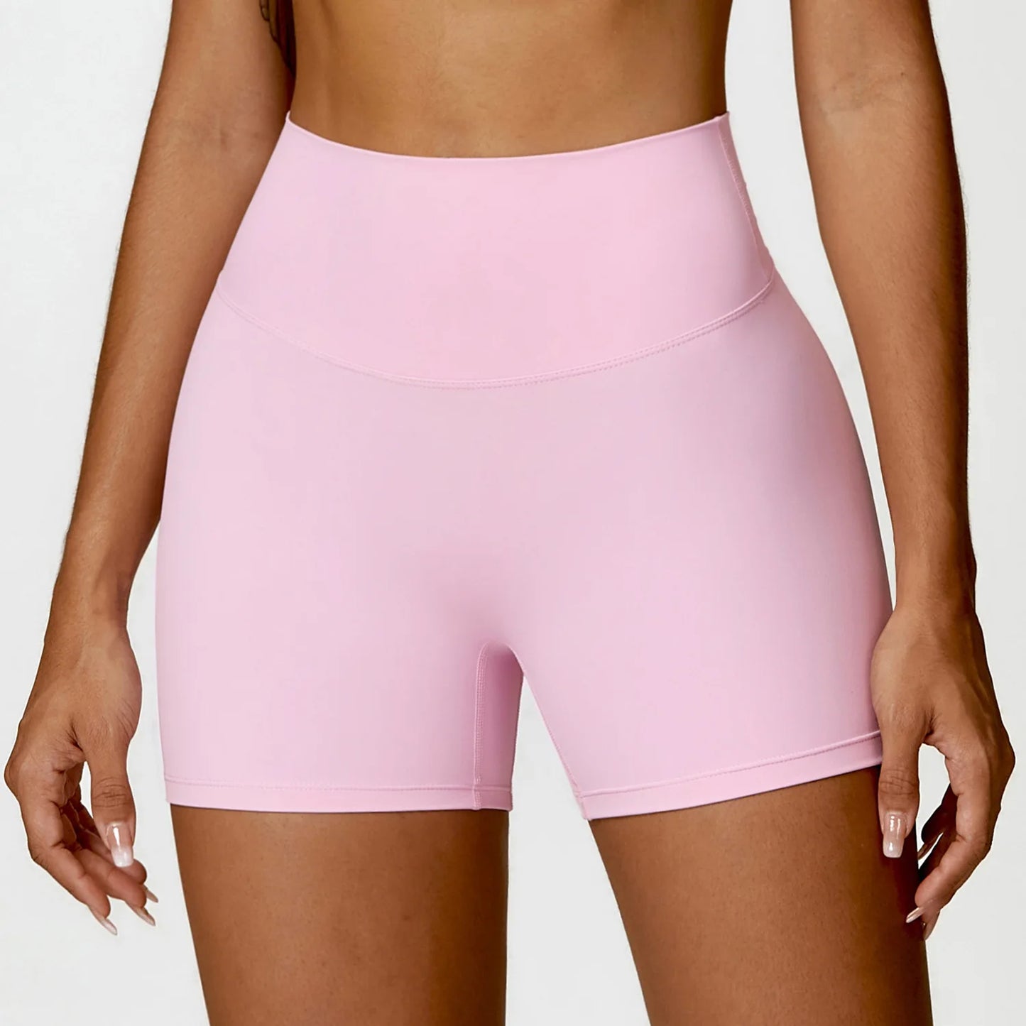 High-Waist Seamless Yoga Shorts – Breathable Stretch Fit for Active Comfort - Willen