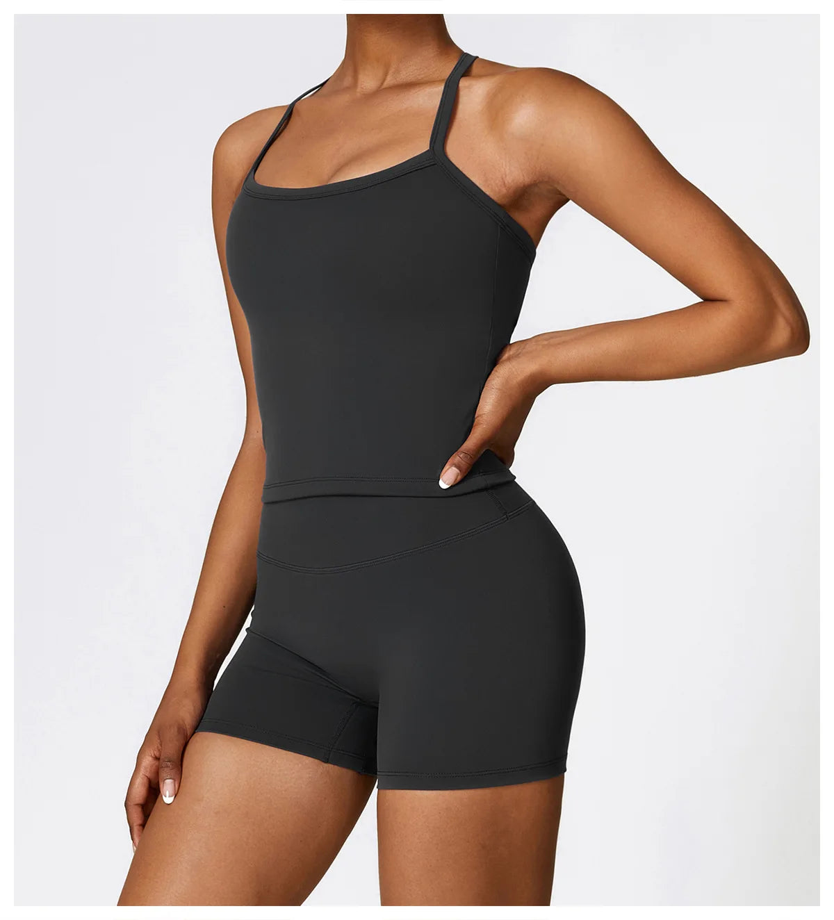 Seamless 2-Piece Yoga & Fitness Set – Nylon, Breathable - Willen