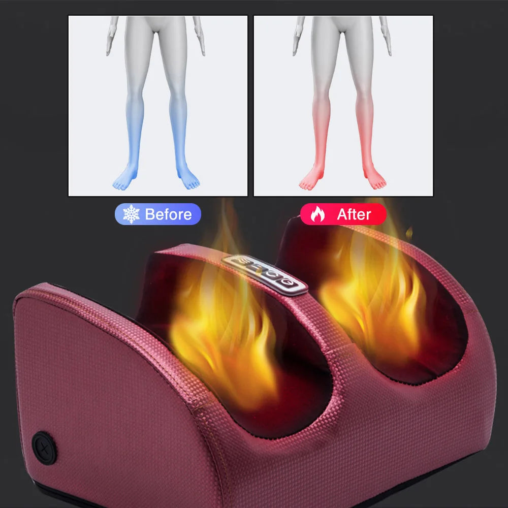 Electric Foot Spa Massager – 3D Kneading Rollers & Heat Function - Willen