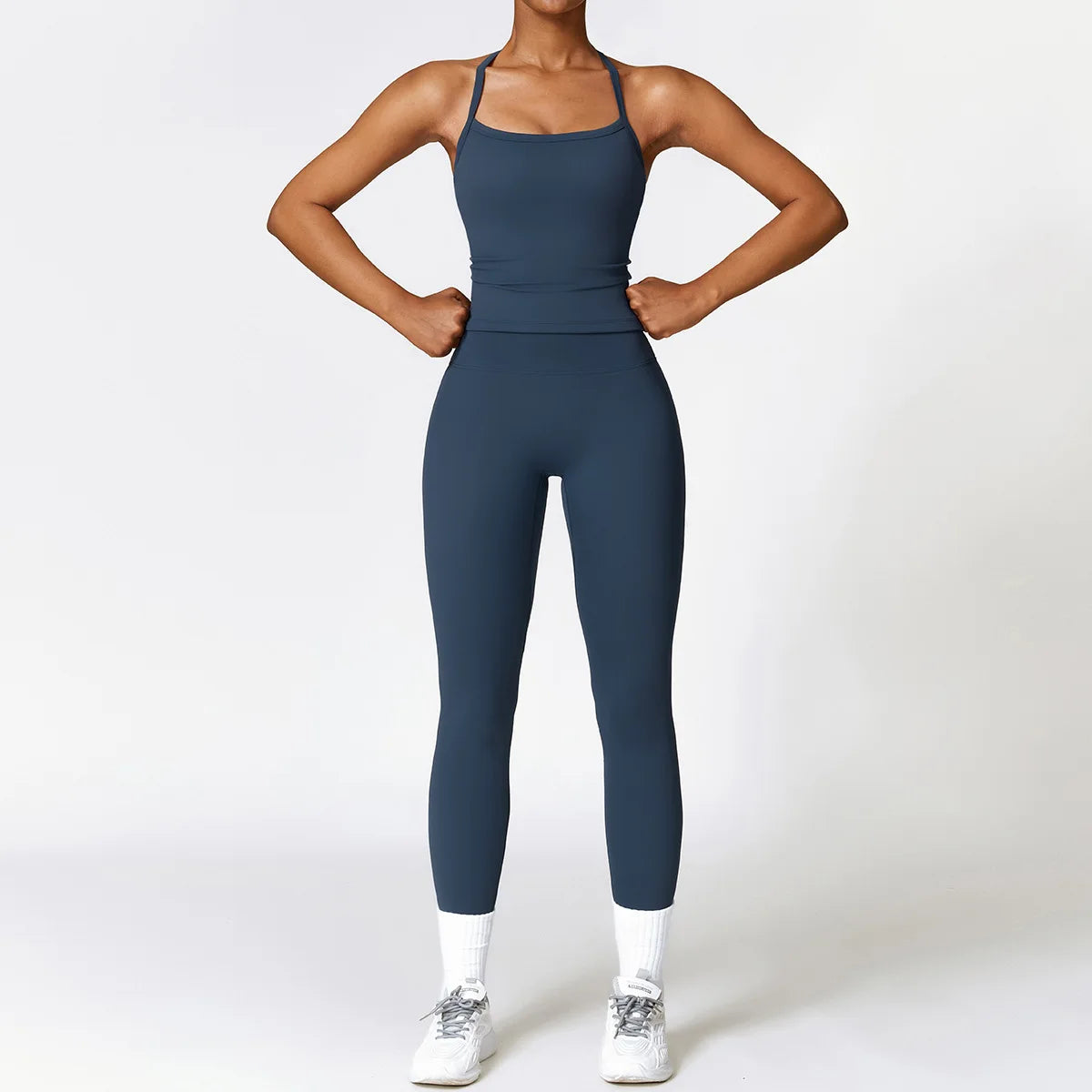 Seamless 2-Piece Yoga & Fitness Set – Nylon, Breathable - Willen