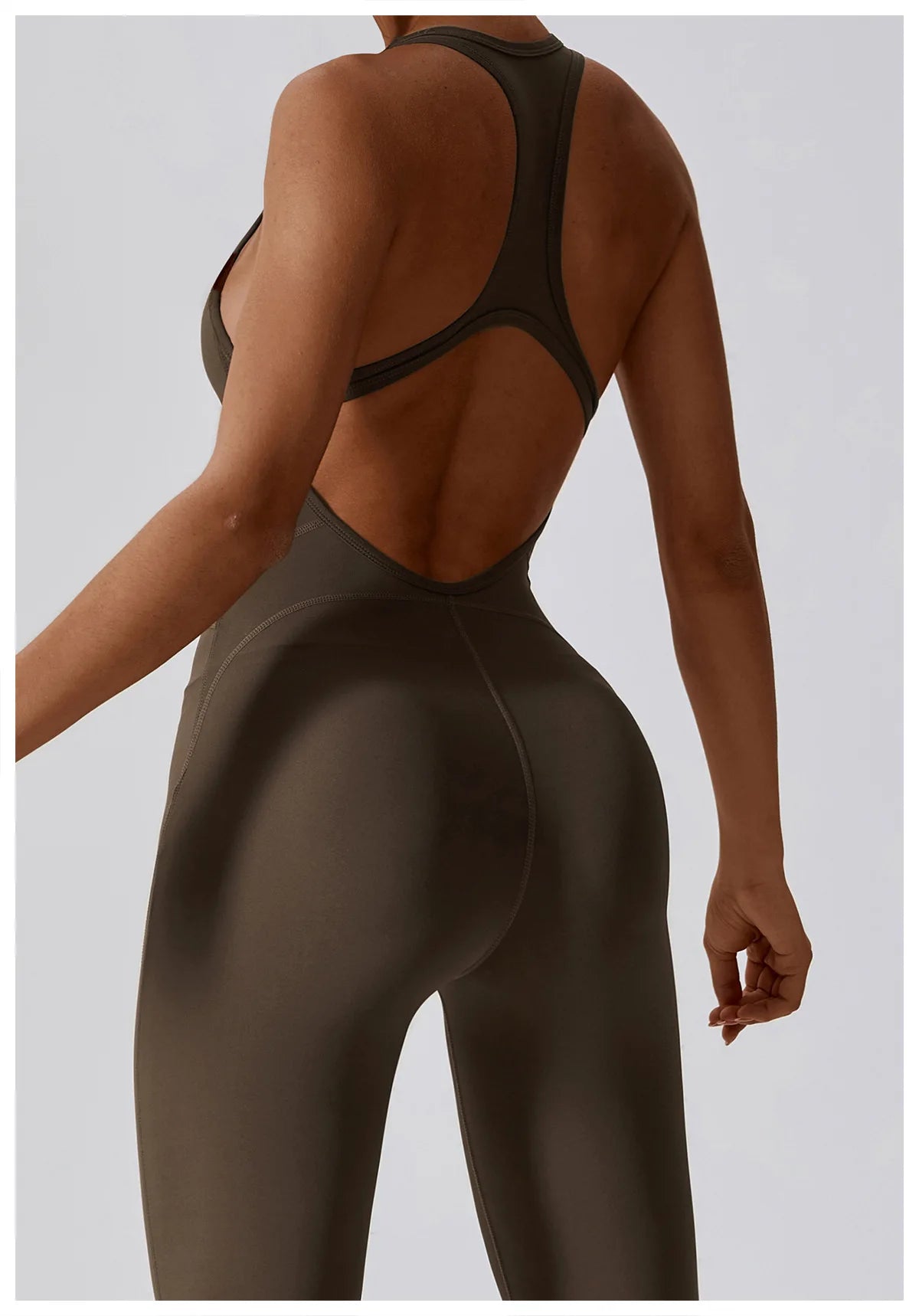 Seamless Workout Bodysuit – Sleeveless, Stretch Nylon-Spandex - Willen