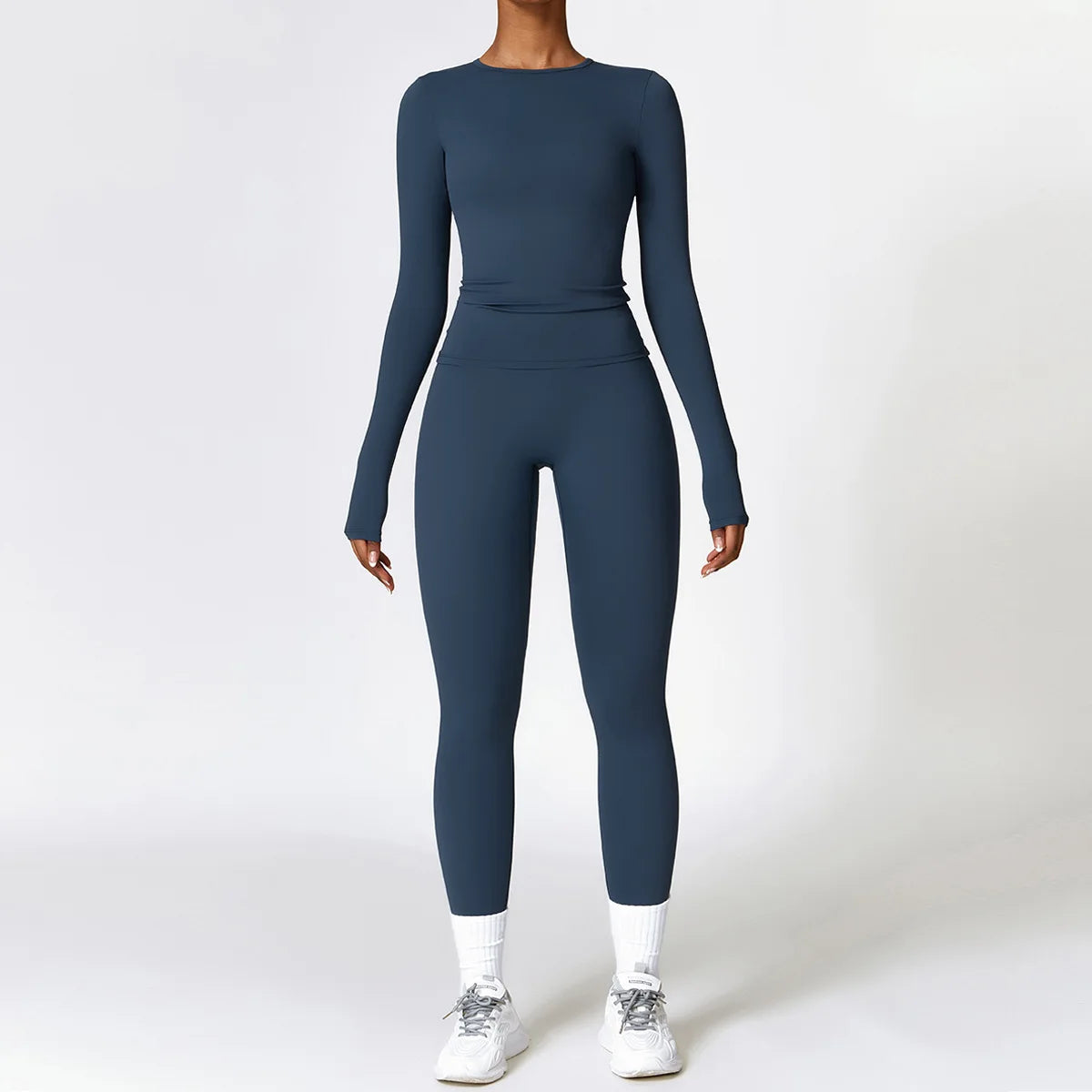 Seamless 2-Piece Yoga & Fitness Set – Nylon, Breathable - Willen