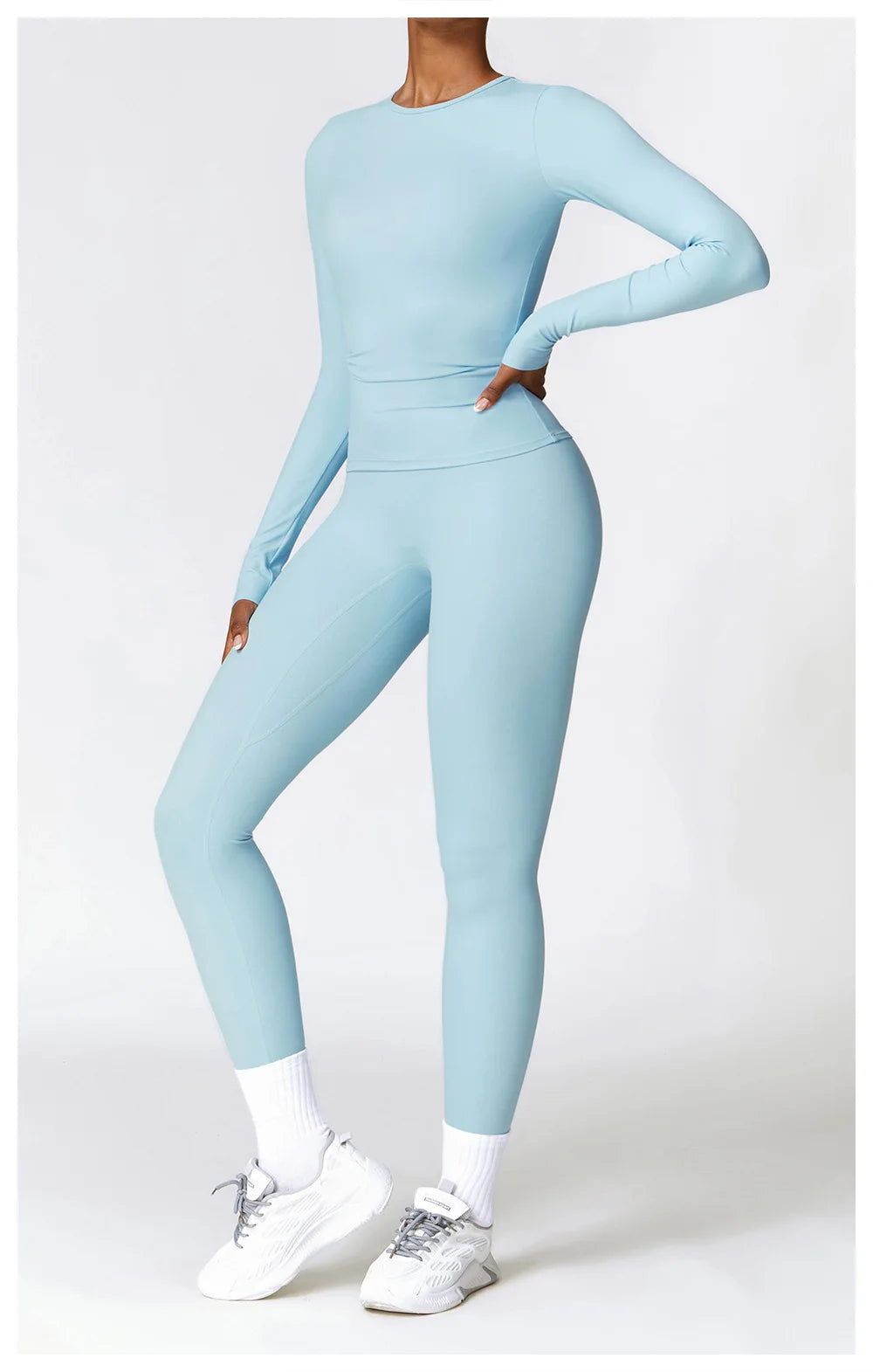 Seamless 2-Piece Yoga & Fitness Set – Nylon, Breathable - Willen