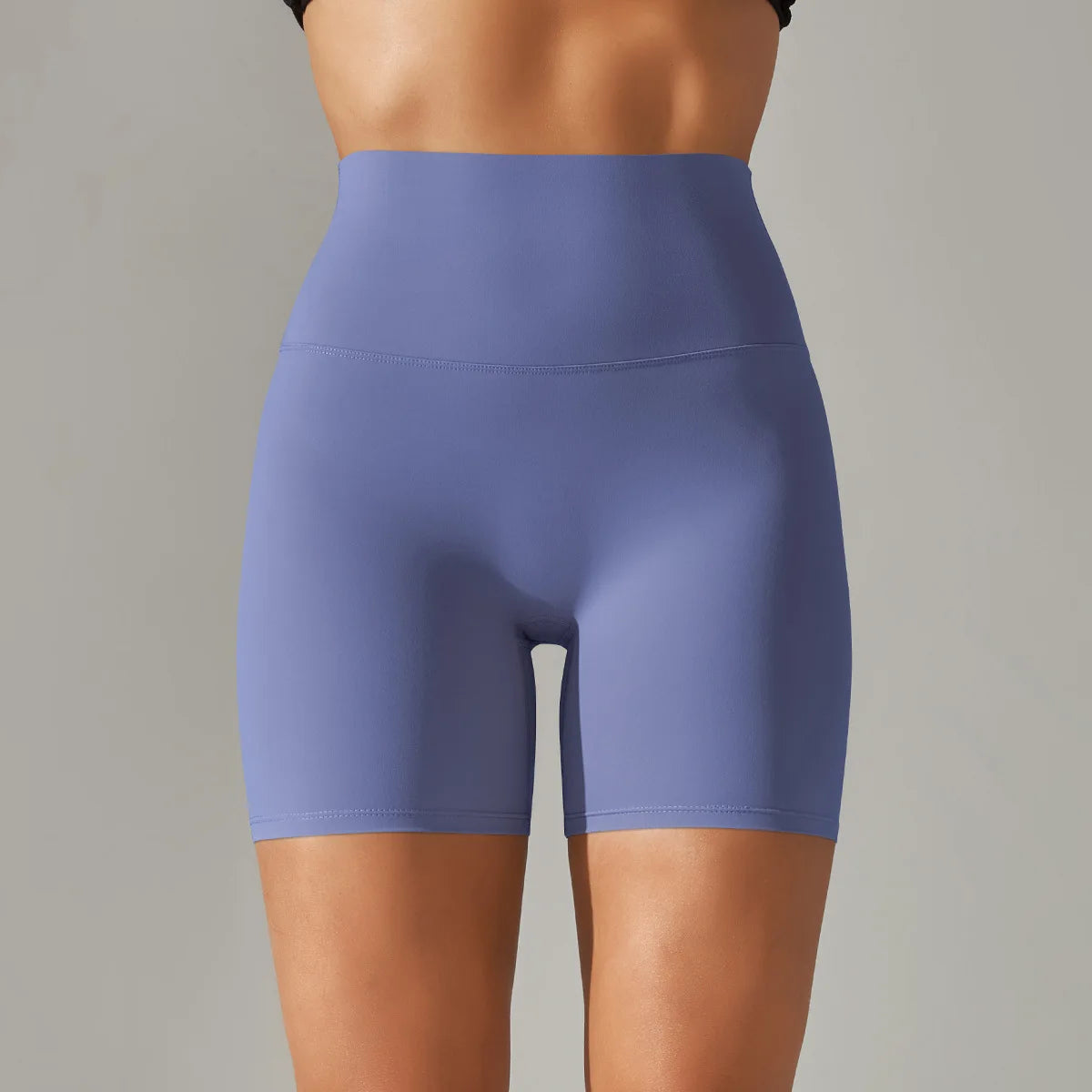High-Waist Yoga Shorts – Seamless Nylon-Spandex Activewear for Women - Willen