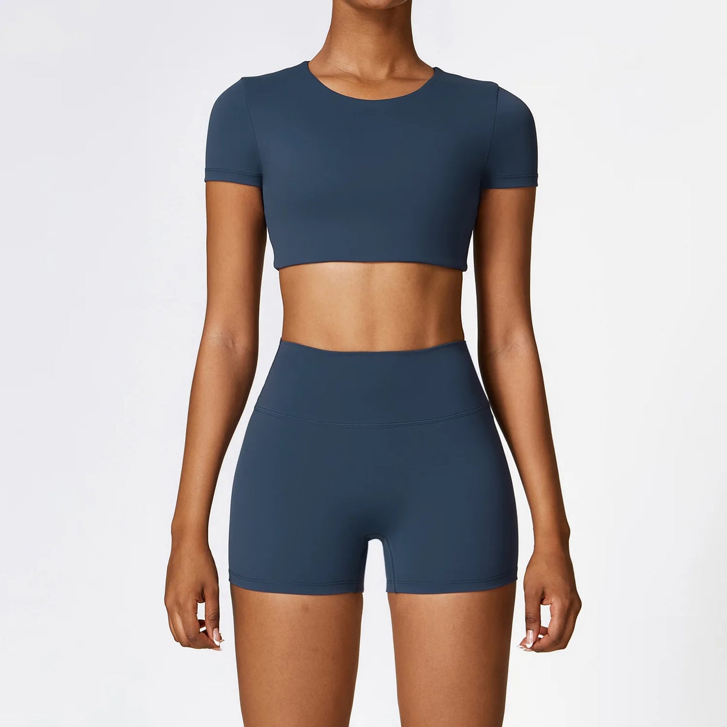 Seamless 2-Piece Yoga & Fitness Set – Nylon, Breathable - Willen