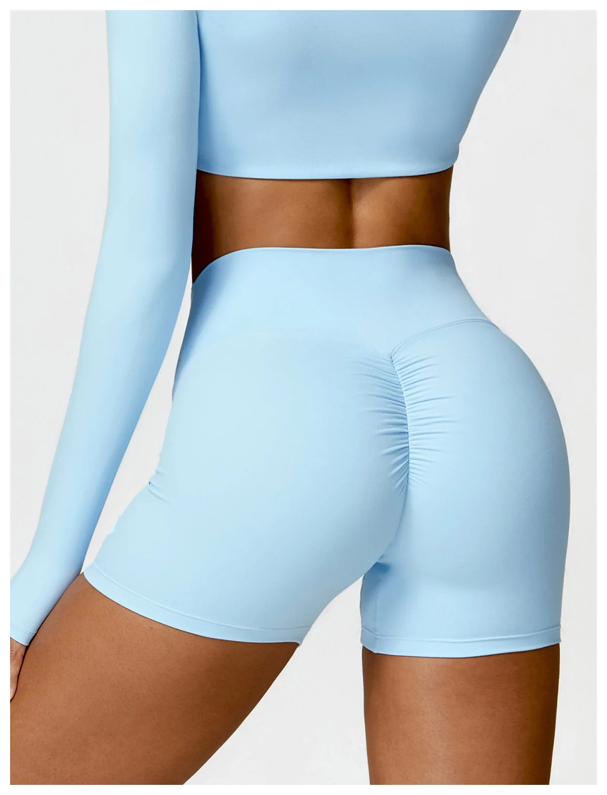 High-Waist Seamless Yoga Shorts – Breathable Stretch Fit for Active Comfort - Willen