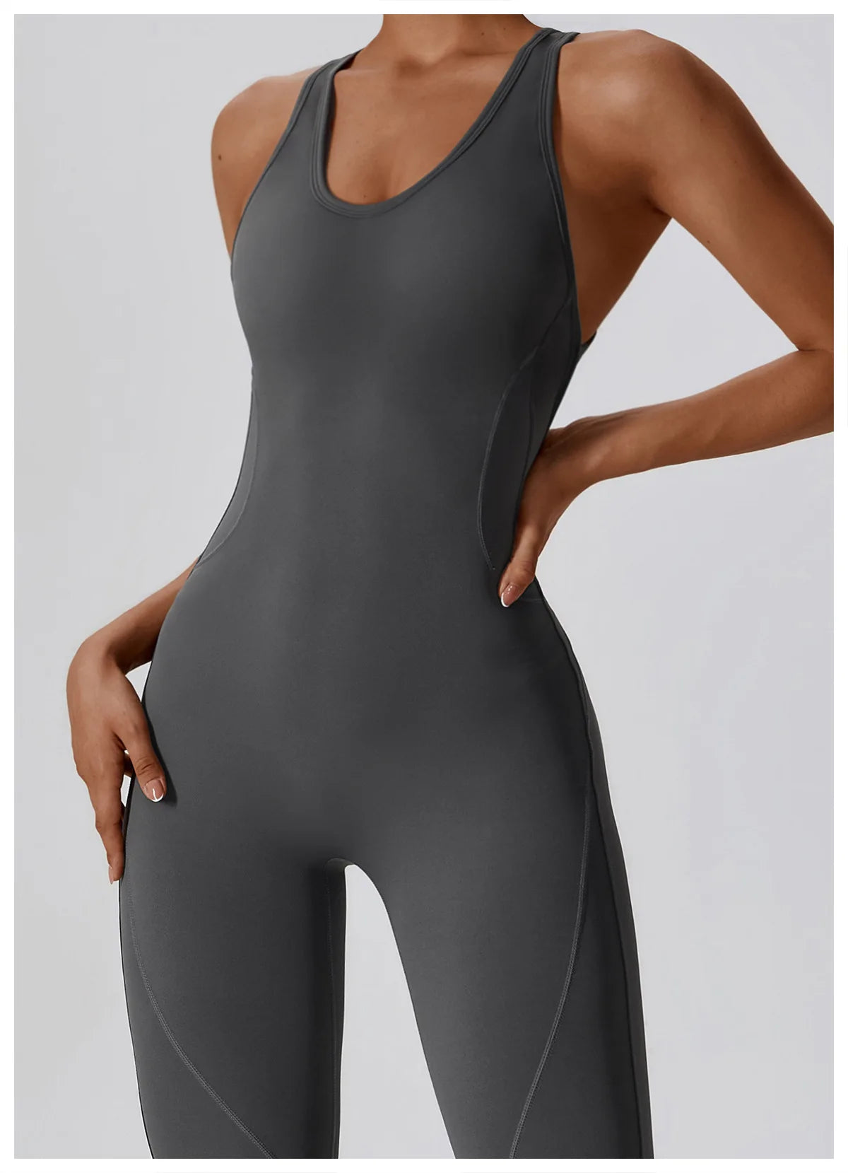 Seamless Workout Bodysuit – Sleeveless, Stretch Nylon-Spandex - Willen