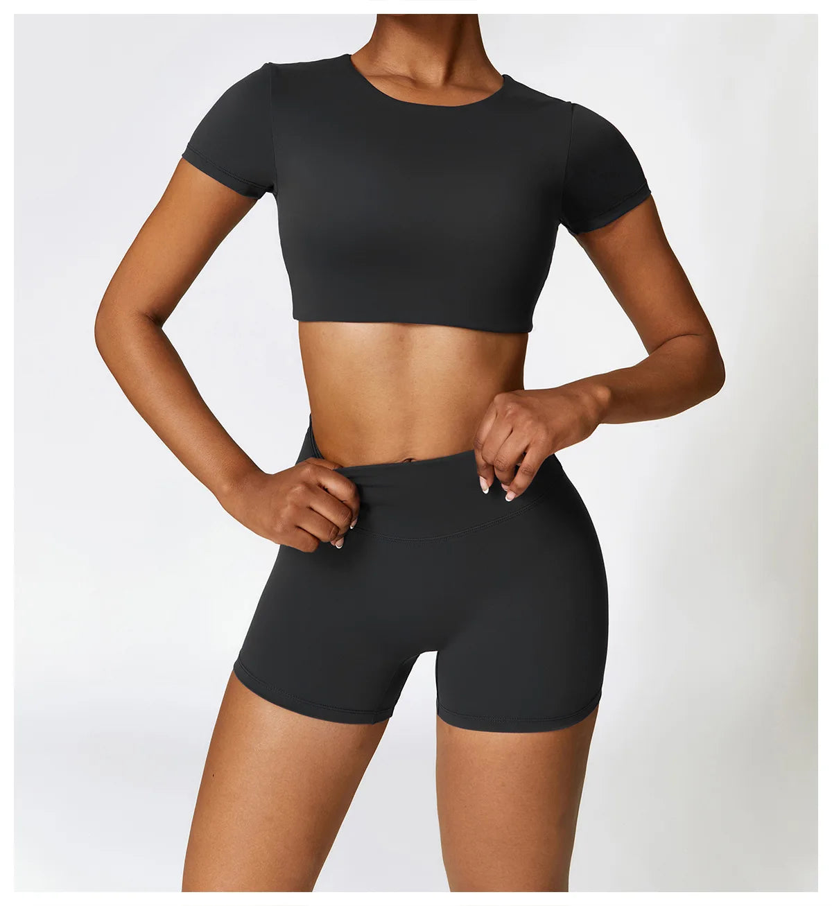 Seamless 2-Piece Yoga & Fitness Set – Nylon, Breathable - Willen