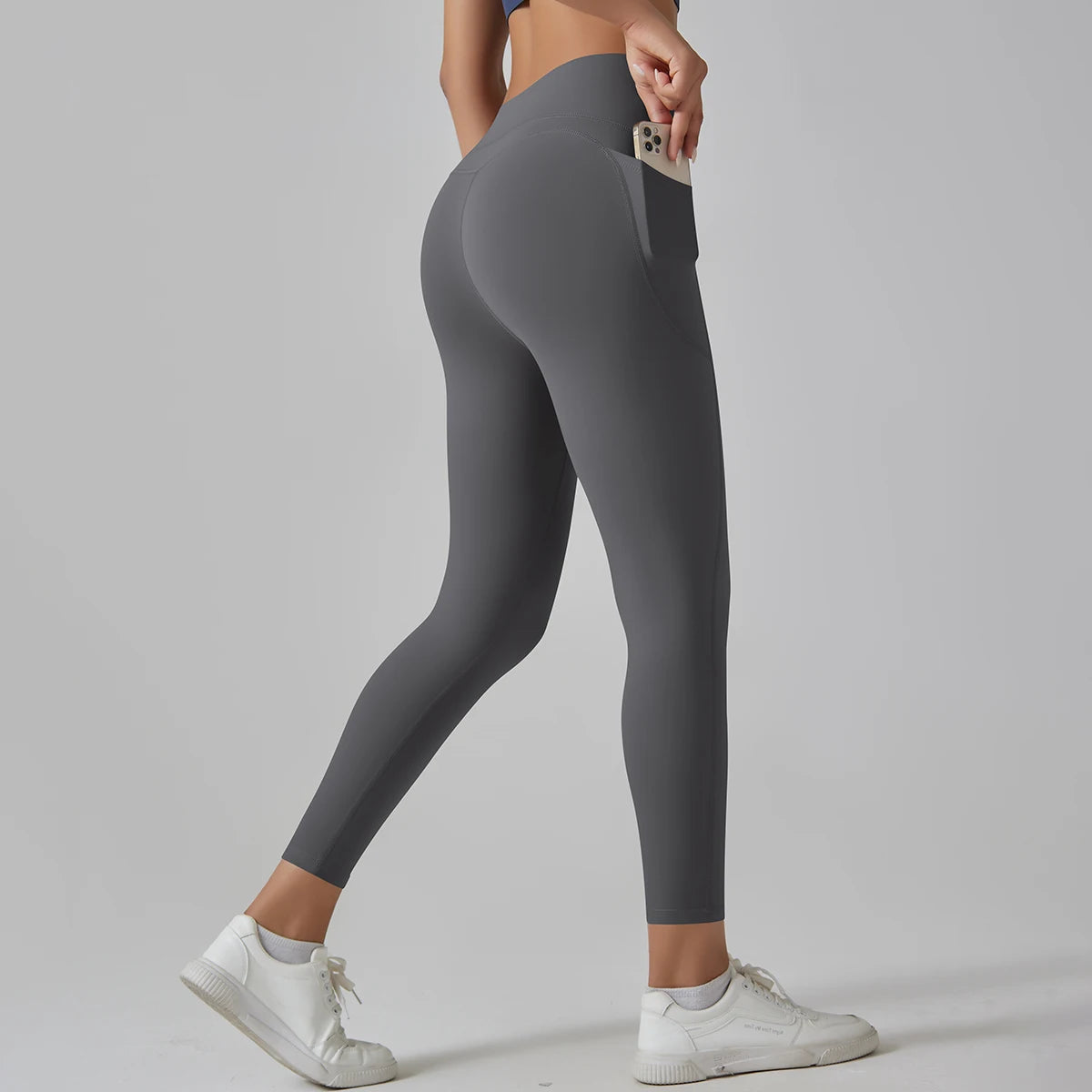 High-Waist Yoga Pants – Breathable Nylon-Spandex, Ankle-Length - Willen