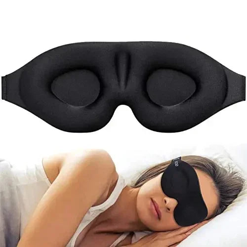 3D Contoured Eye Mask – Light-Blocking Sleep Mask with Molded Eye Cups - Willen
