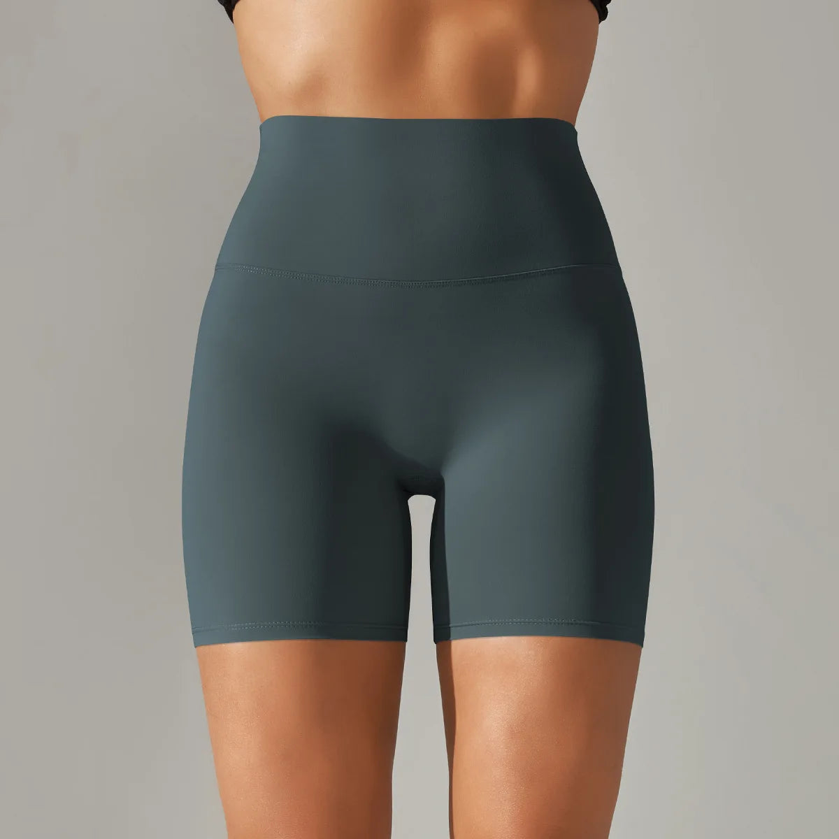 High-Waist Yoga Shorts – Seamless Nylon-Spandex Activewear for Women - Willen
