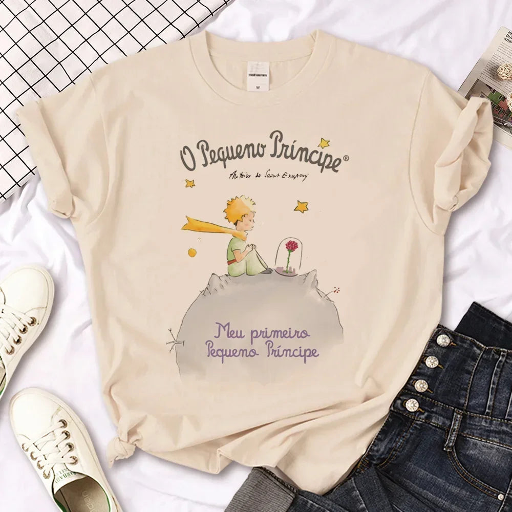 Celestial Prince Harajuku Tee – Unisex Polyester T-Shirt with Anime-Inspired Print - Willen