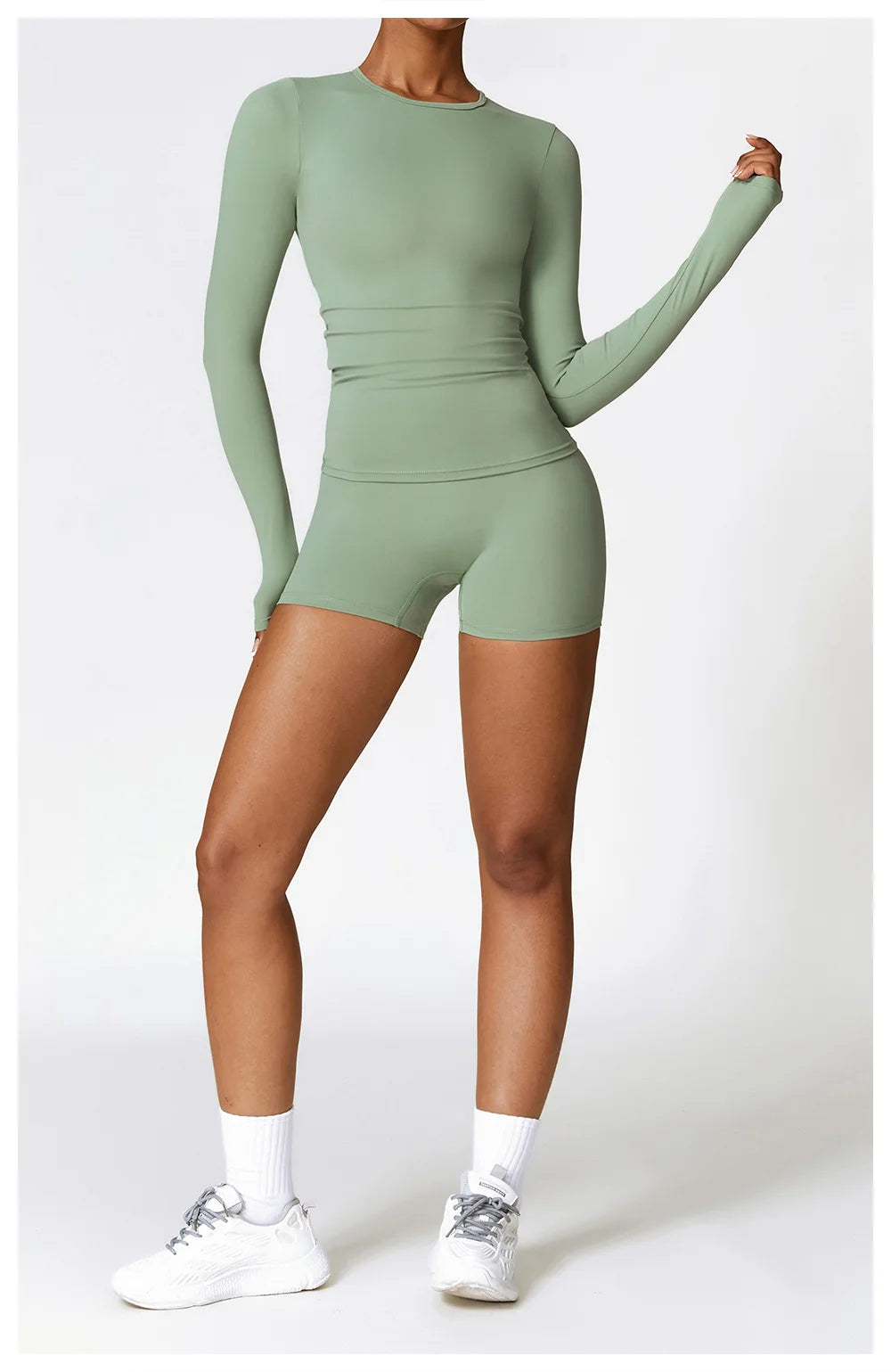 Seamless 2-Piece Yoga & Fitness Set – Nylon, Breathable - Willen