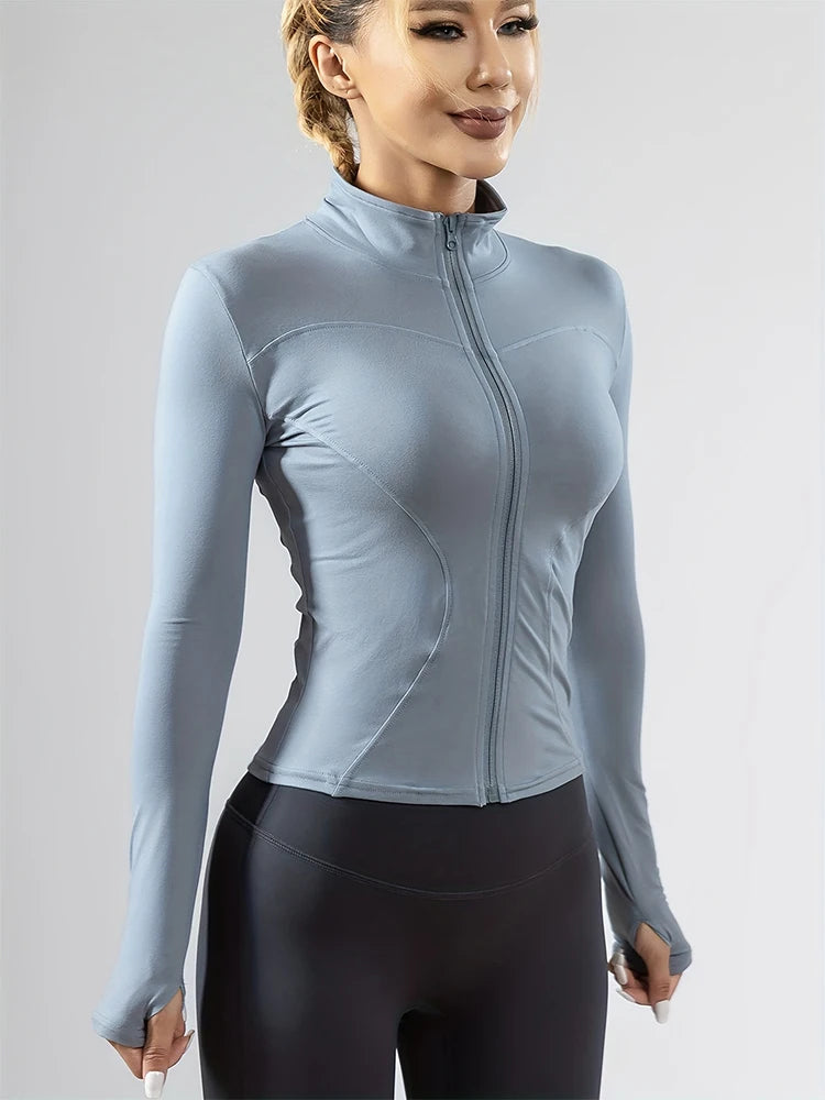 WarmFlex Yoga Jacket – Lightweight Slim-Fit Training Layer for Women - Willen