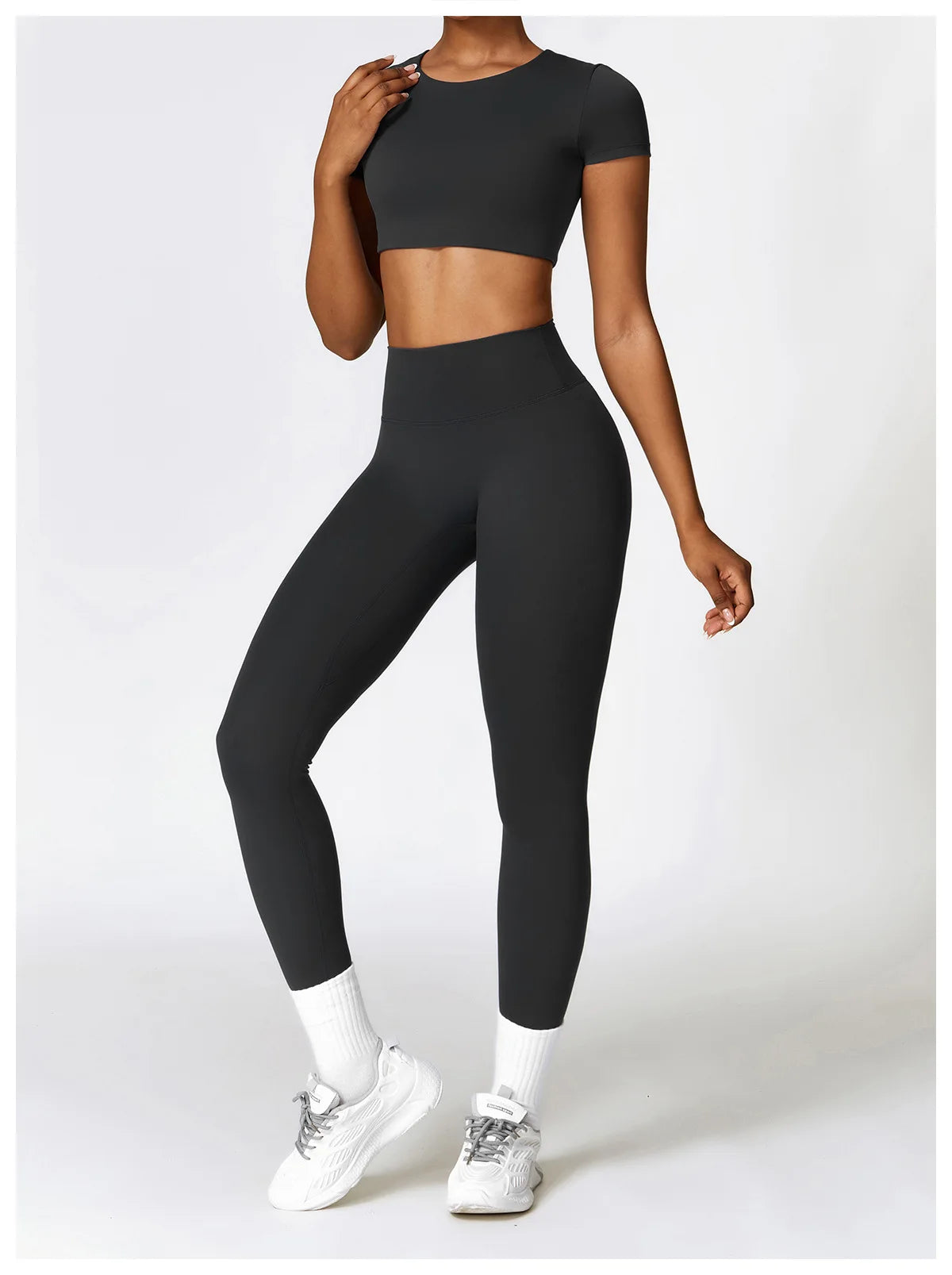 Seamless 2-Piece Yoga & Fitness Set – Nylon, Breathable - Willen