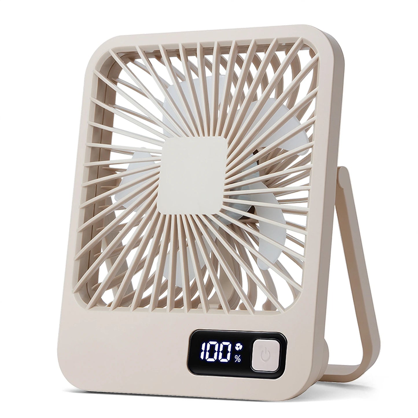 Portable Folding Desk Fan – 180° Adjustable, USB Rechargeable - Willen