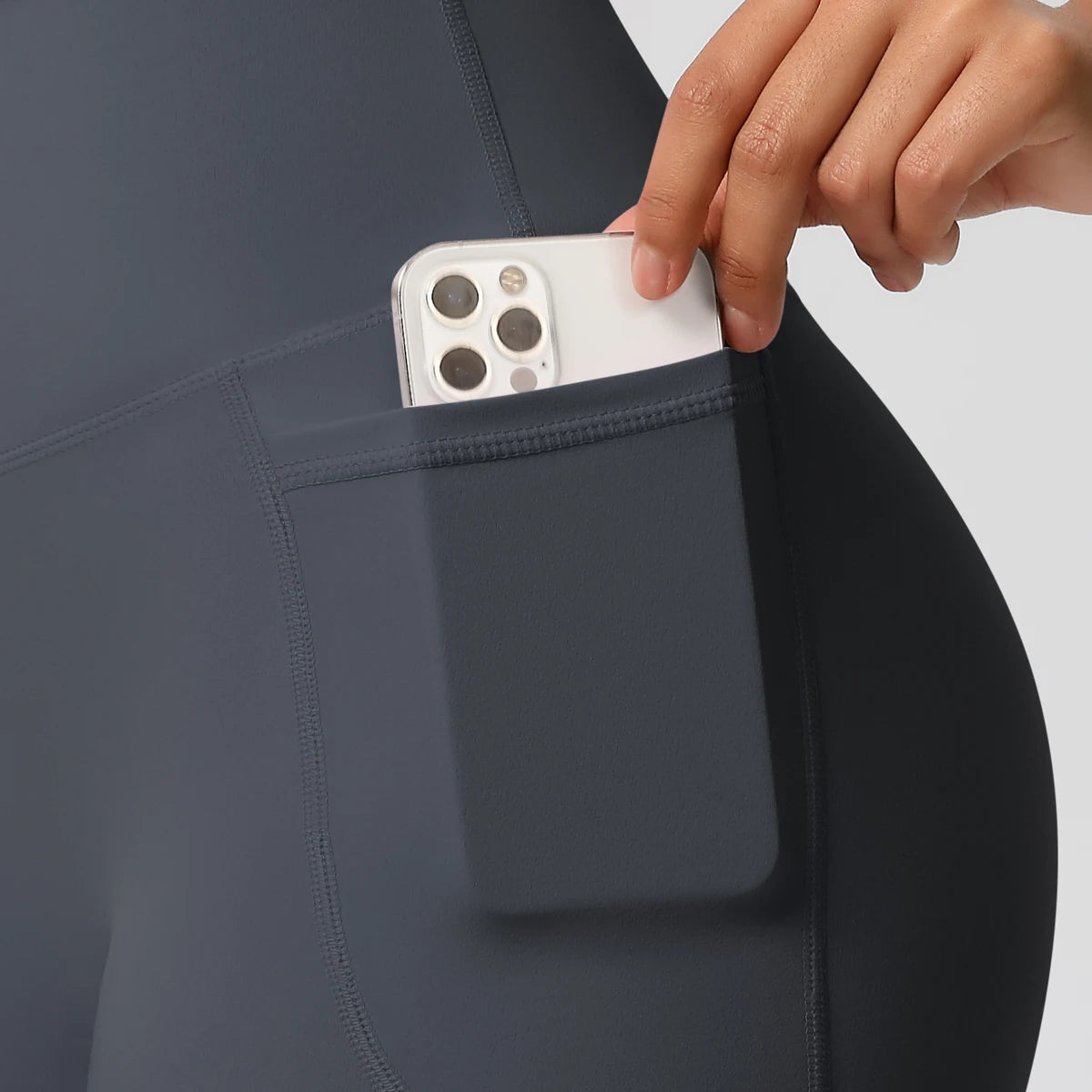 High-Waist Cycling & Gym Shorts – Quick-Dry Fabric with Pockets - Willen