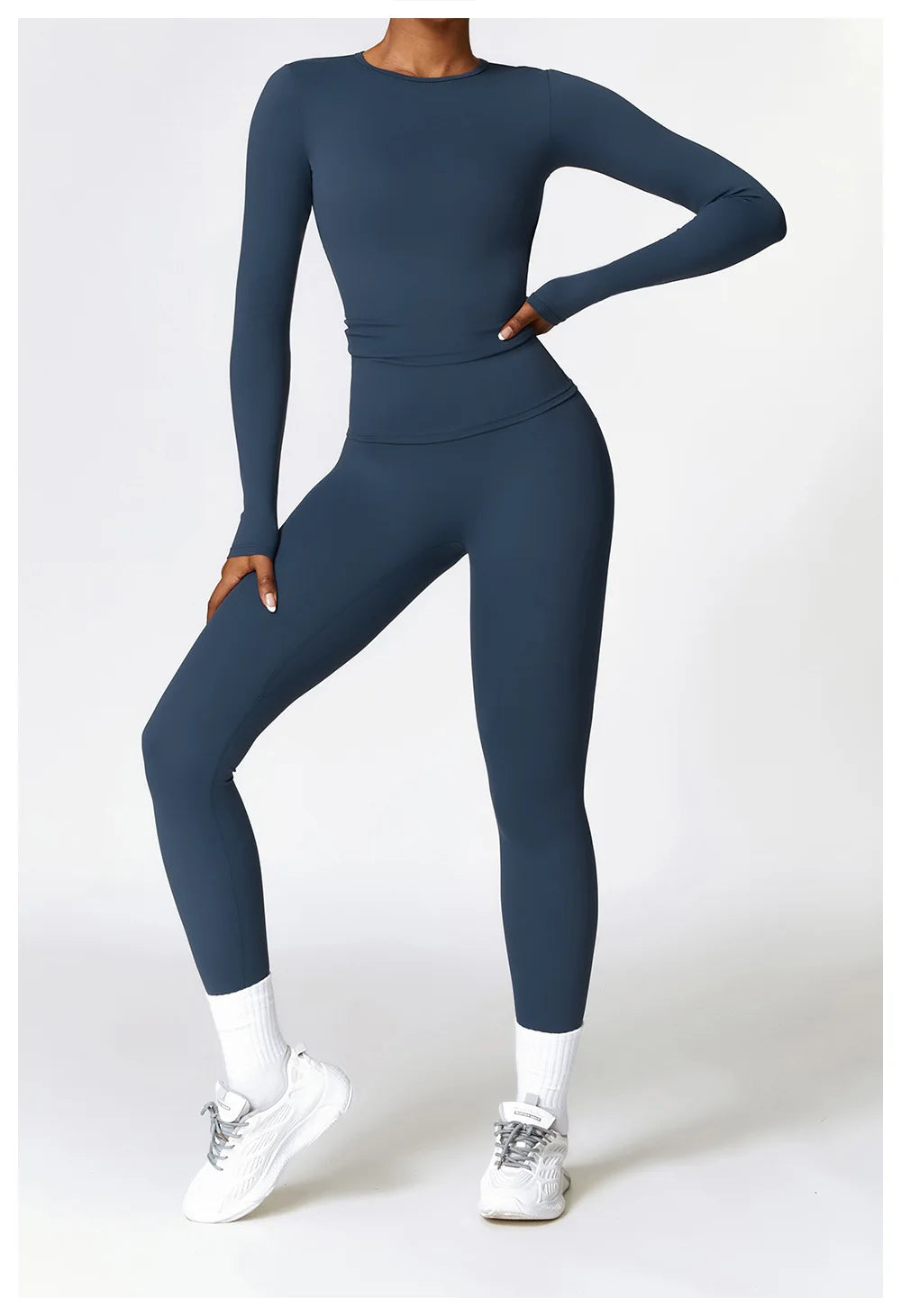 Seamless 2-Piece Yoga & Fitness Set – Nylon, Breathable - Willen