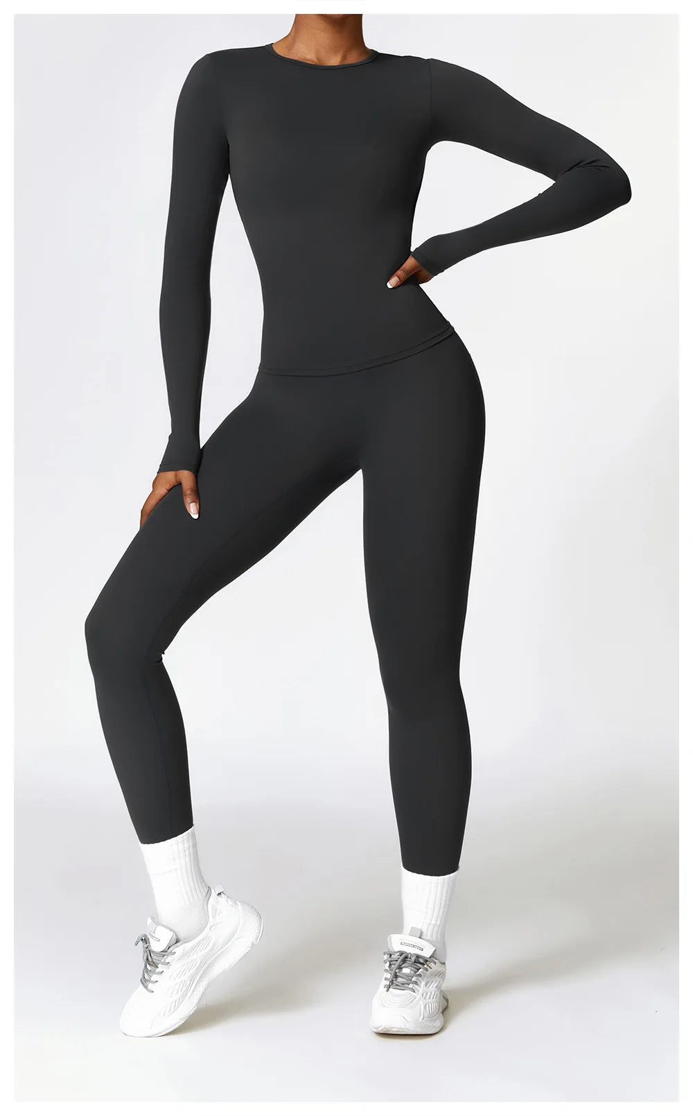 Seamless 2-Piece Yoga & Fitness Set – Nylon, Breathable - Willen