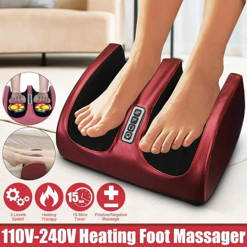 Electric Foot Spa Massager – 3D Kneading Rollers & Heat Function - Willen
