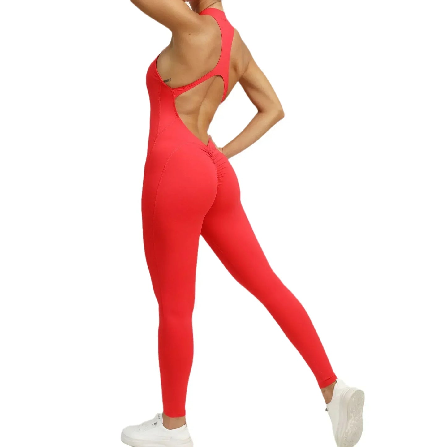 Seamless Zipper Yoga Jumpsuit – Breathable One-Piece Activewear for Women - Willen