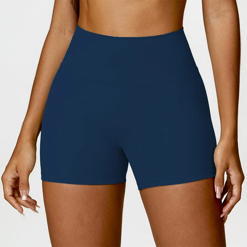 High-Waist Seamless Yoga Shorts – Breathable Stretch Fit for Active Comfort - Willen