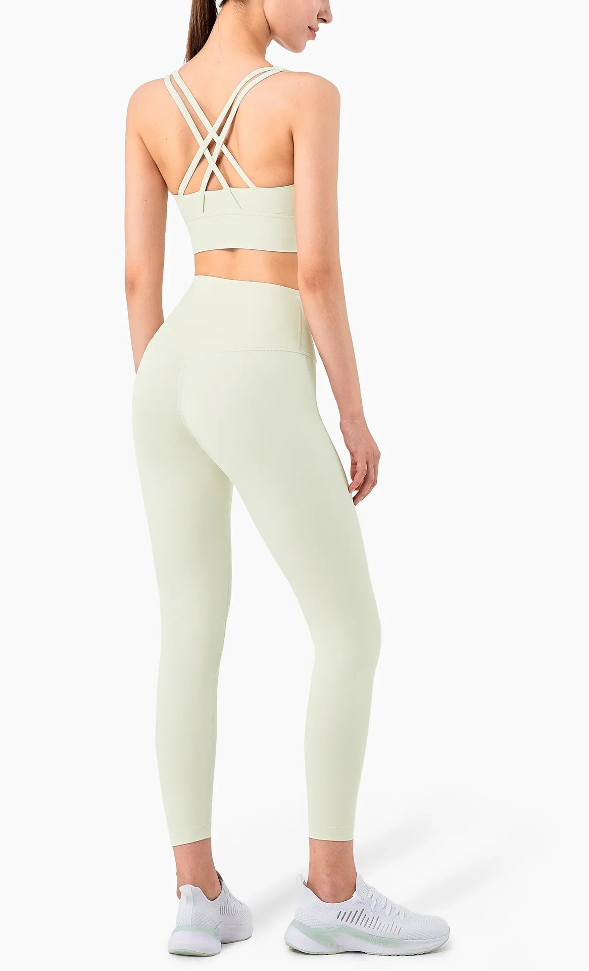 2-Piece Activewear Set – Cross-Back Bra & High-Waist Leggings - Willen