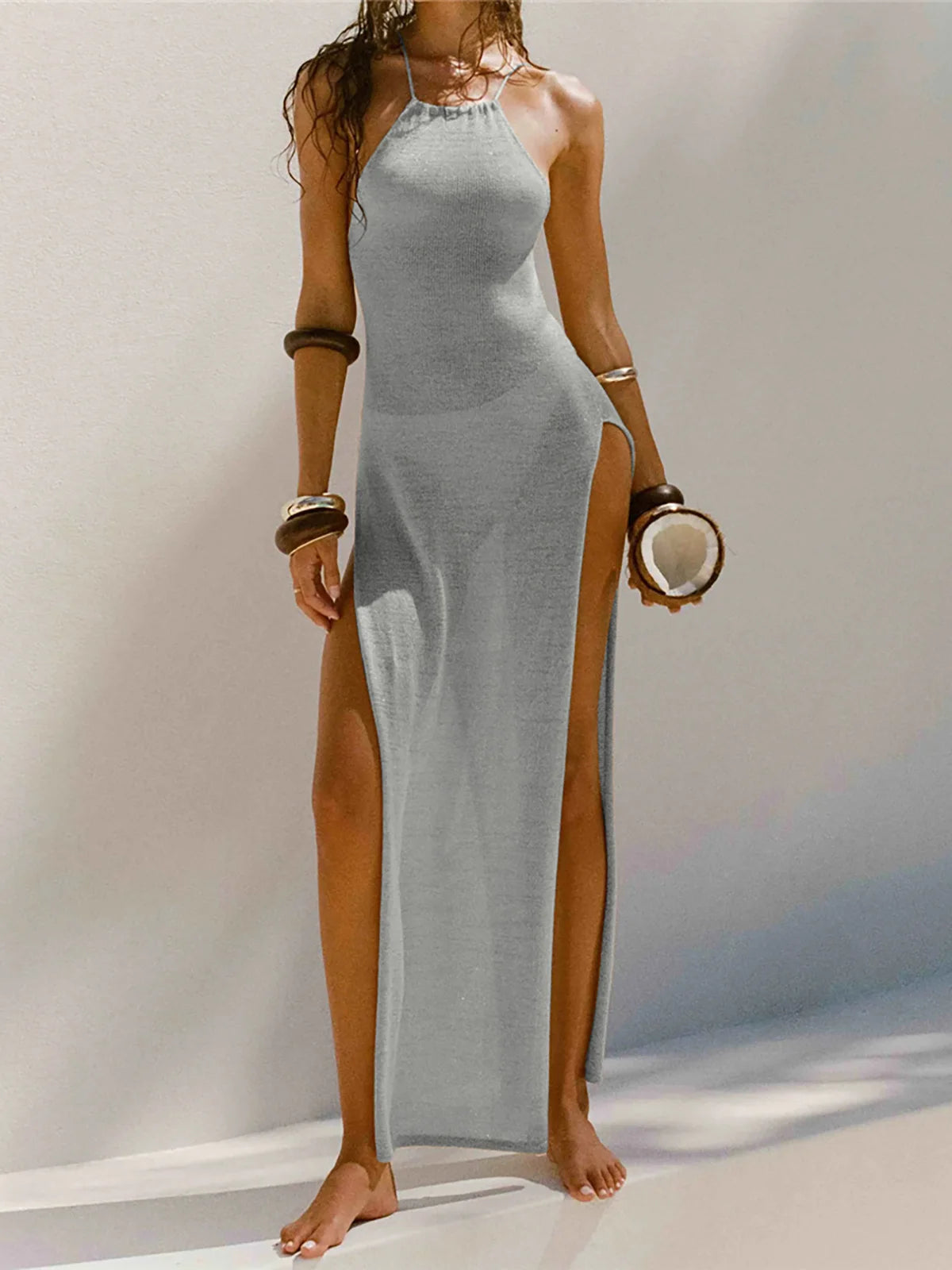 Lightweight Crochet Cover-Up – Maxi Dress for Summer & Travel - Willen