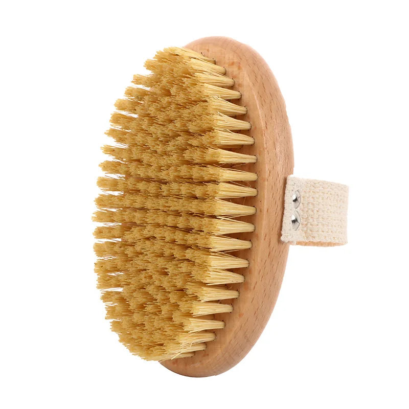 2-in-1 Body Brush with Natural Bristles – Exfoliating & Detachable Design - Willen
