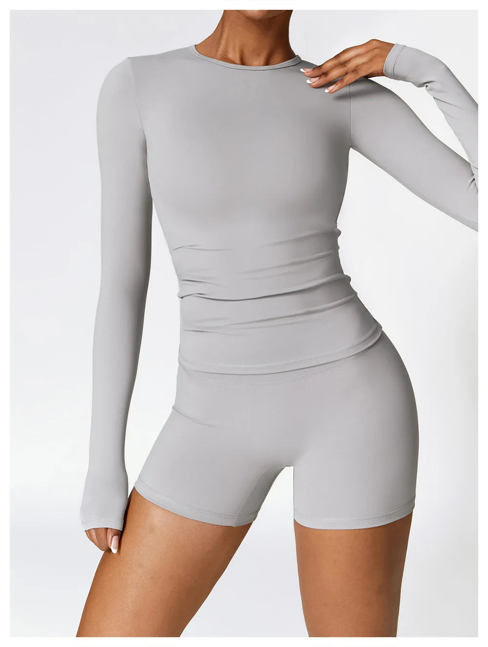 Seamless 2-Piece Yoga & Fitness Set – Nylon, Breathable - Willen