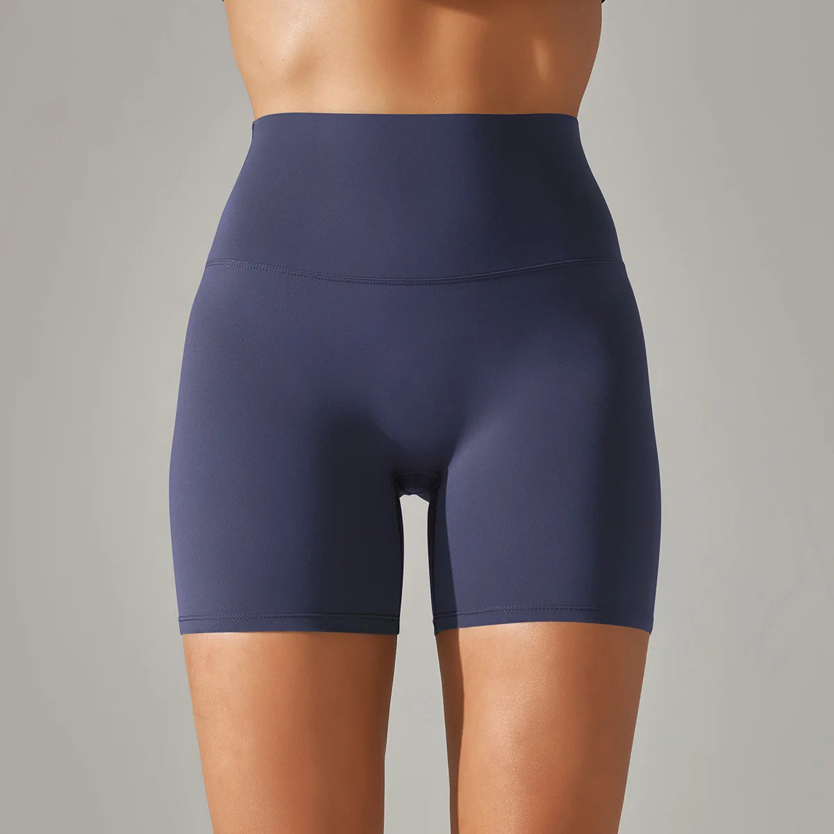 High-Waist Yoga Shorts – Seamless Nylon-Spandex Activewear for Women - Willen