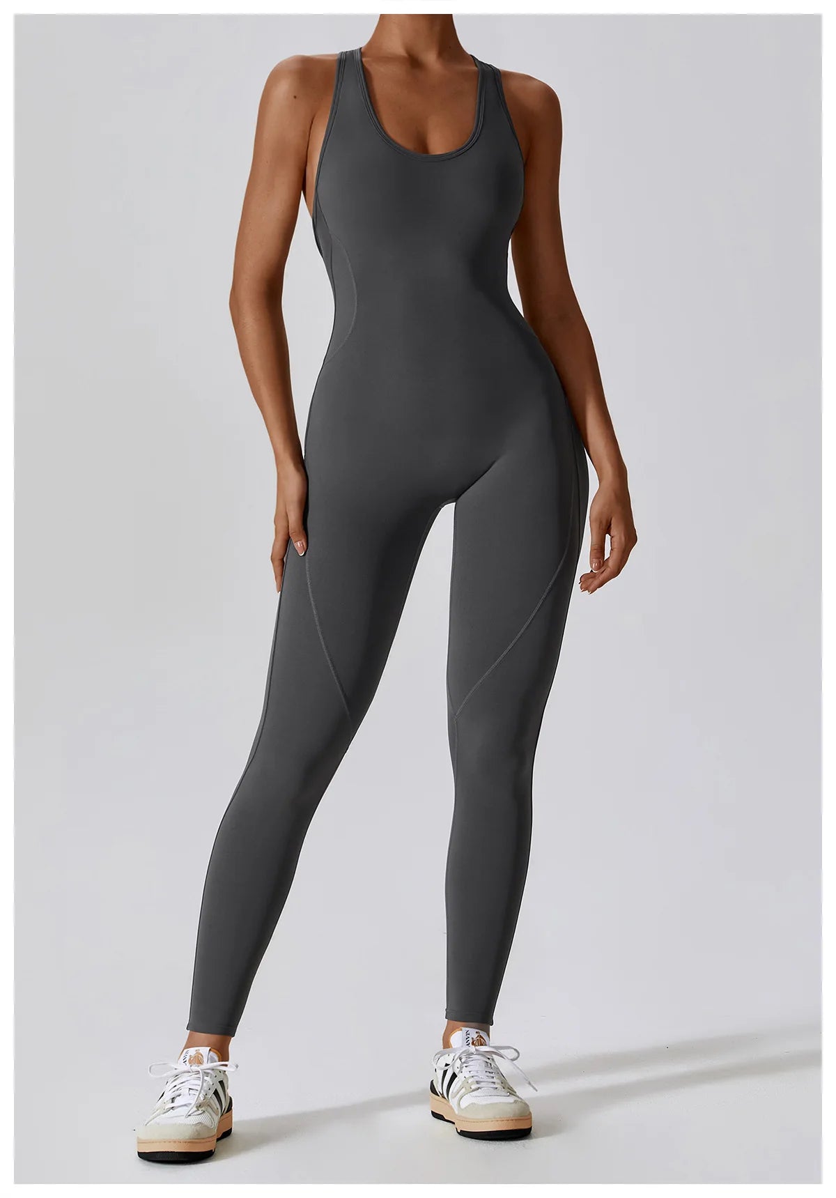 Seamless Workout Bodysuit – Sleeveless, Stretch Nylon-Spandex - Willen