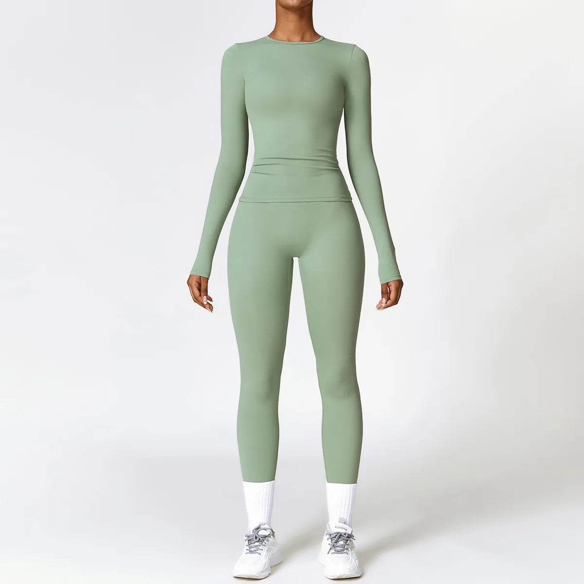 Seamless 2-Piece Yoga & Fitness Set – Nylon, Breathable - Willen