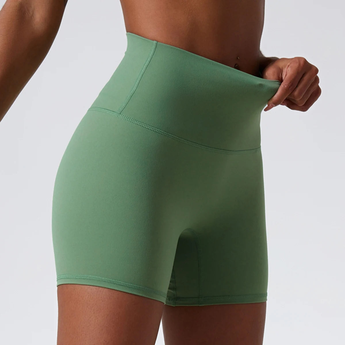 Seamless Yoga Shorts – High-Waist Stretch Design with Breathable Comfort - Willen