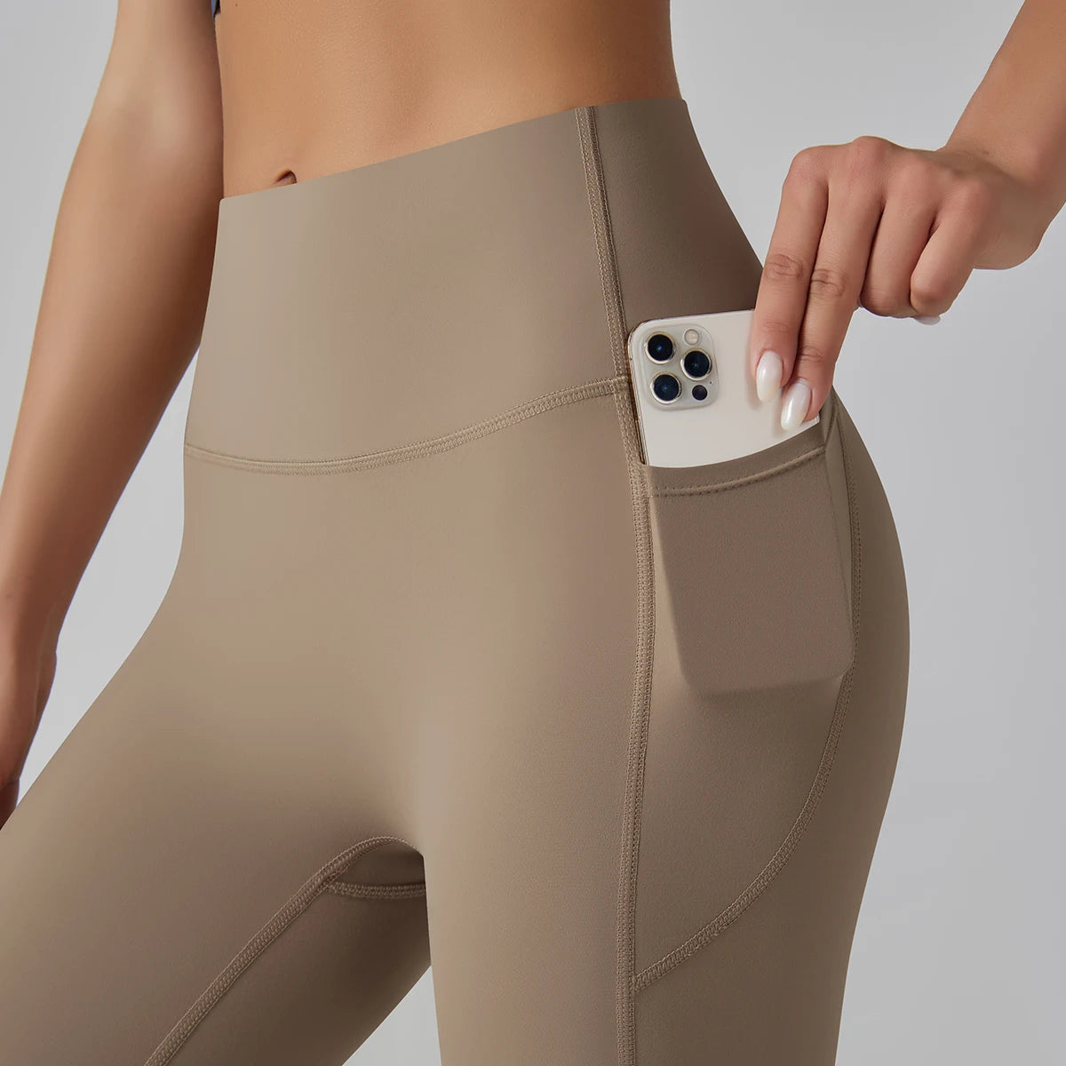 High-Waist Yoga Pants – Breathable Nylon-Spandex, Ankle-Length - Willen