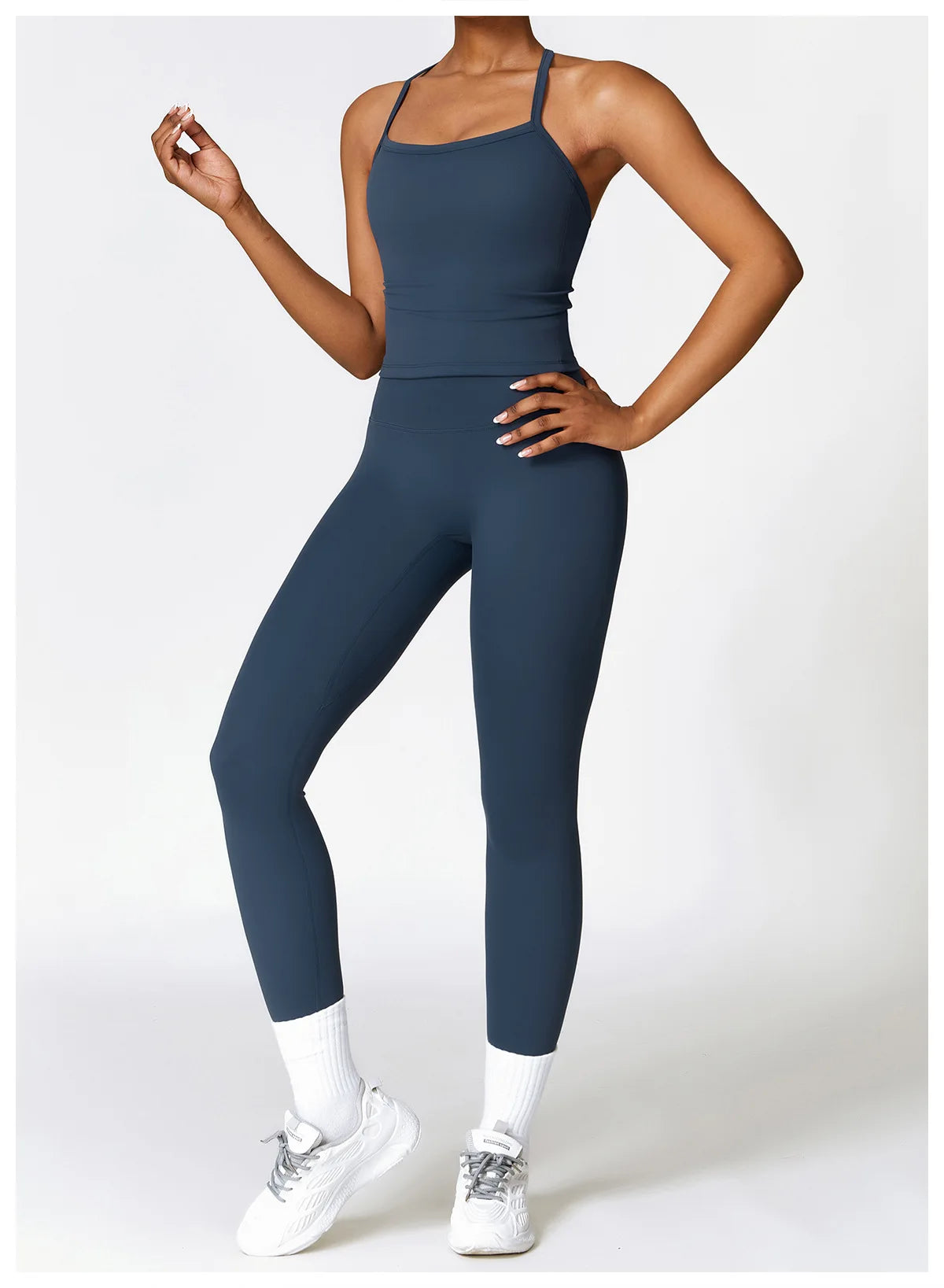 Seamless 2-Piece Yoga & Fitness Set – Nylon, Breathable - Willen